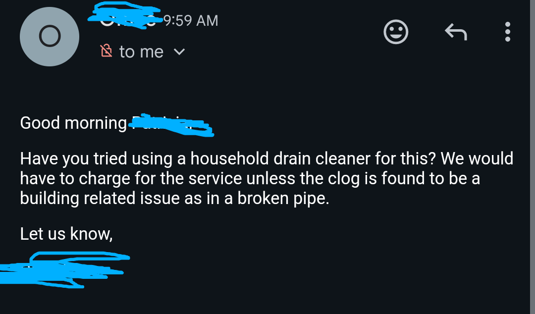 Can landlord charge you for plumber? r/Renters