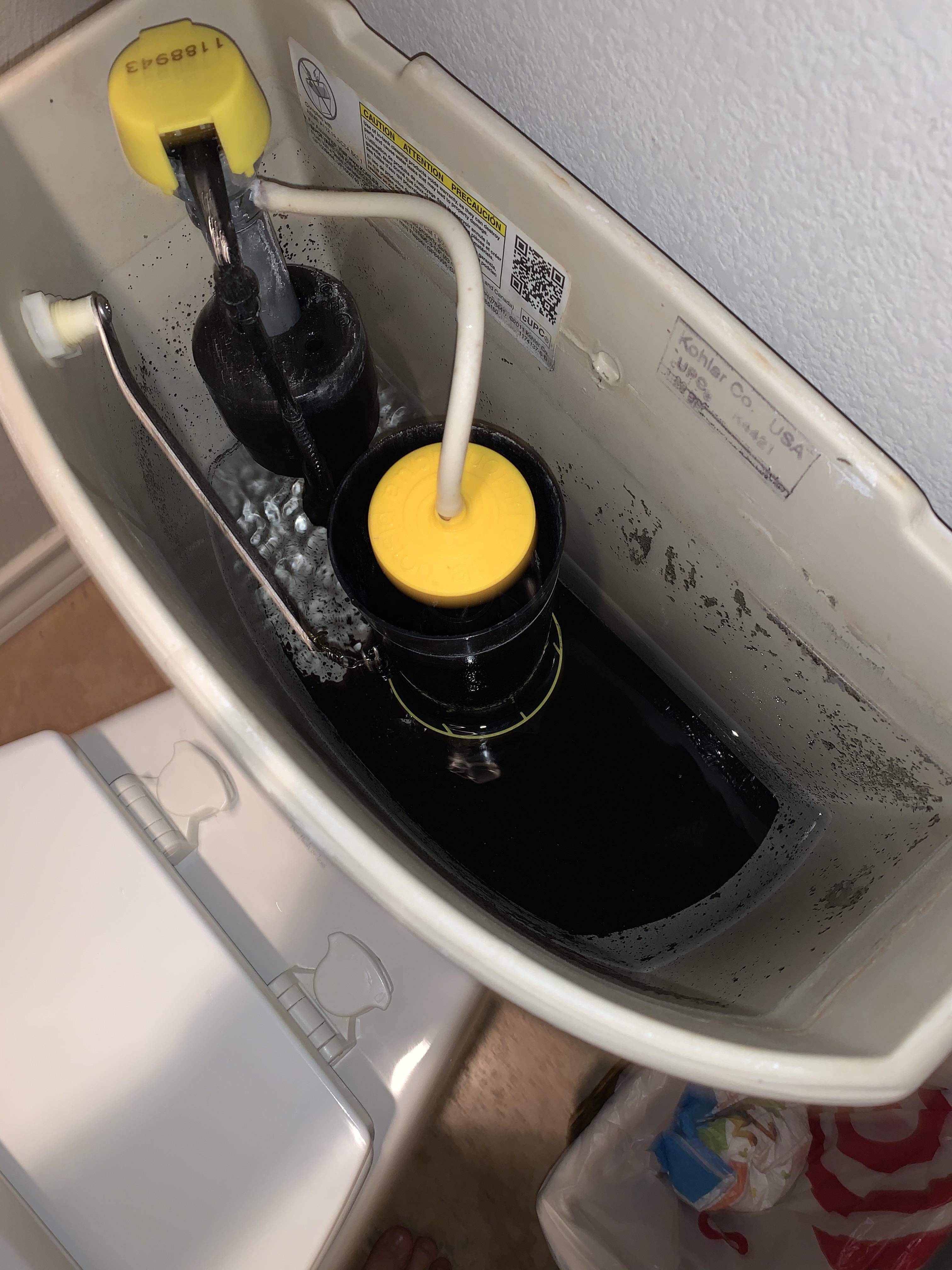 This toilet keeps leaking and wanted to replace the flapper. Got