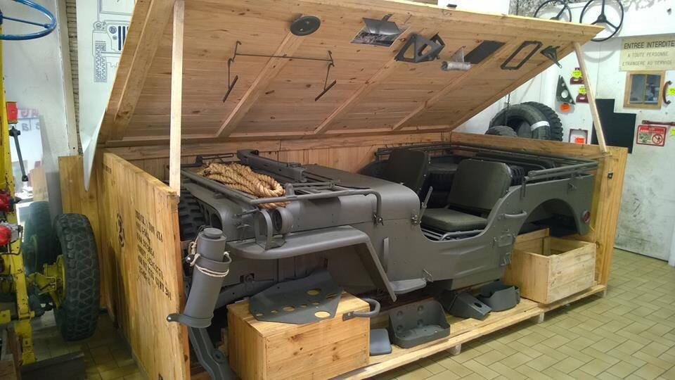 New WW2 jeep in shipping container(xpost from/r/mildlyinteresting) r