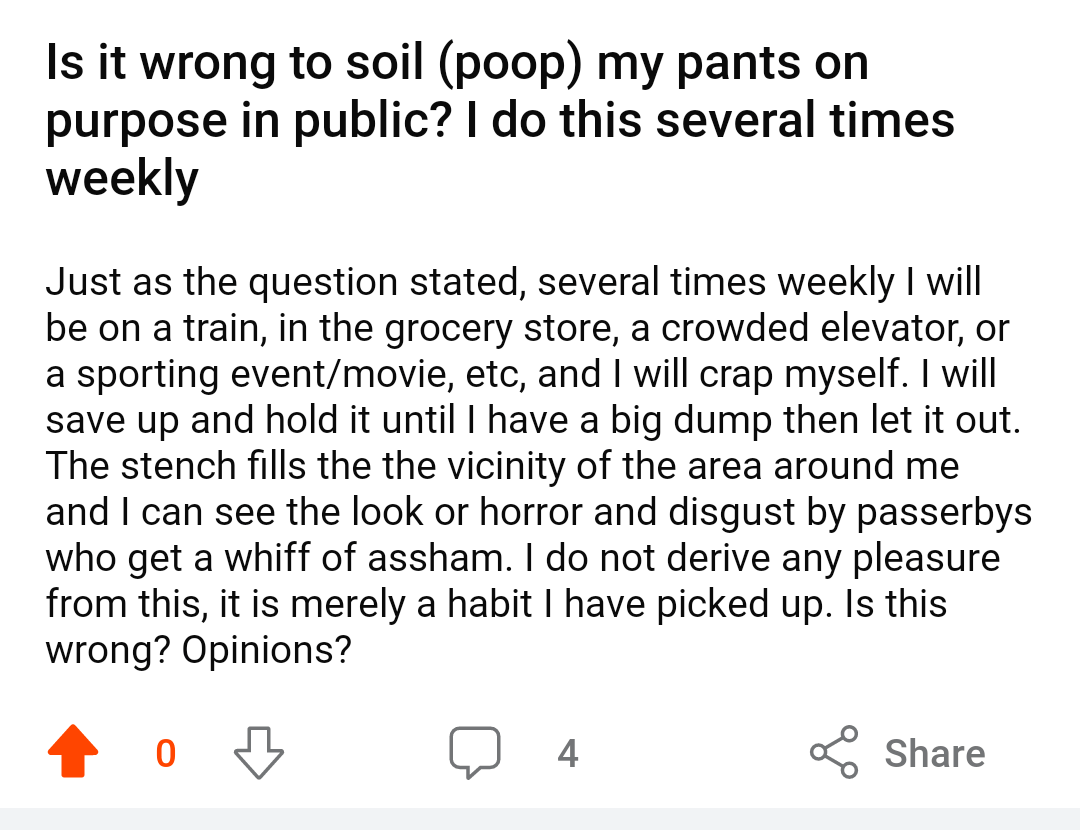 TIH Pooping your pants in public r/TIHI