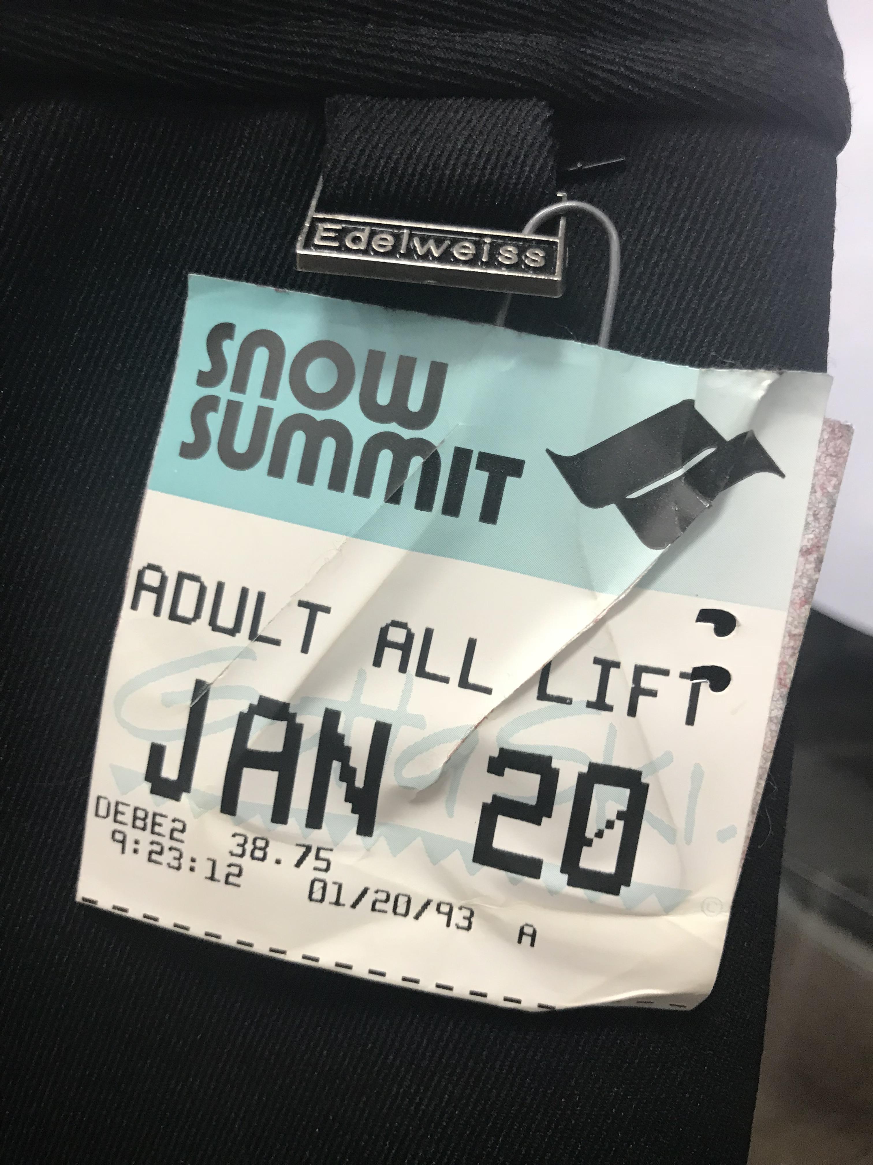 Found 24 year old ski lift ticket. r/mildlyinteresting