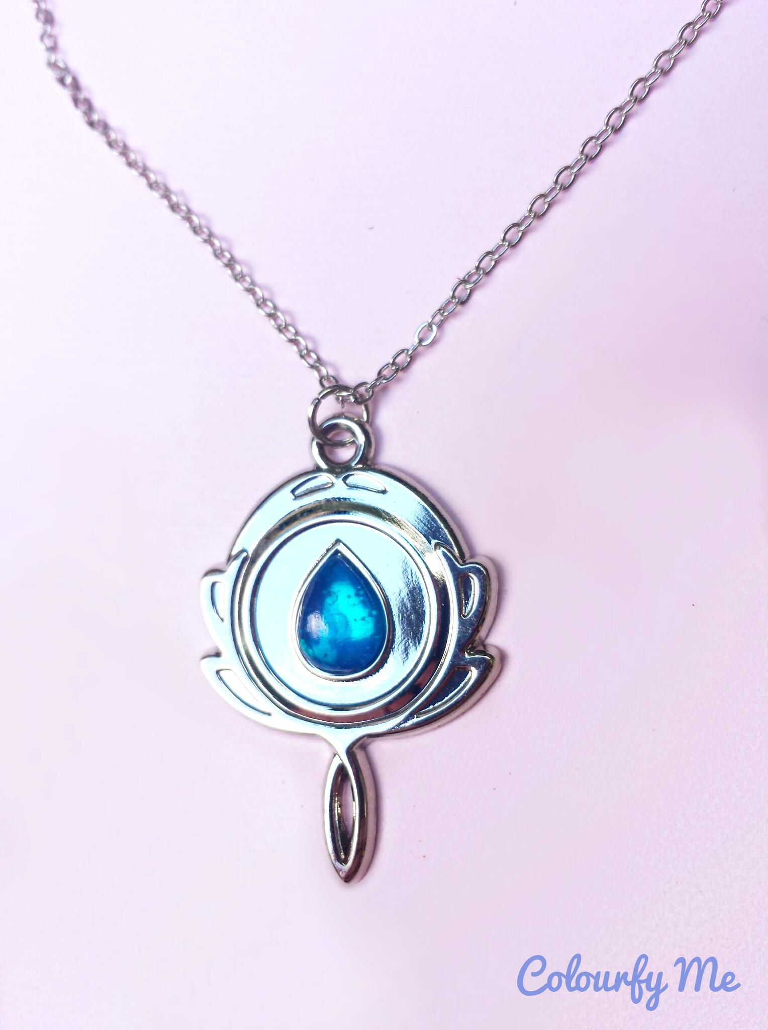 Lapis Mirror Necklace by Colourfy Me r/stevenuniverse