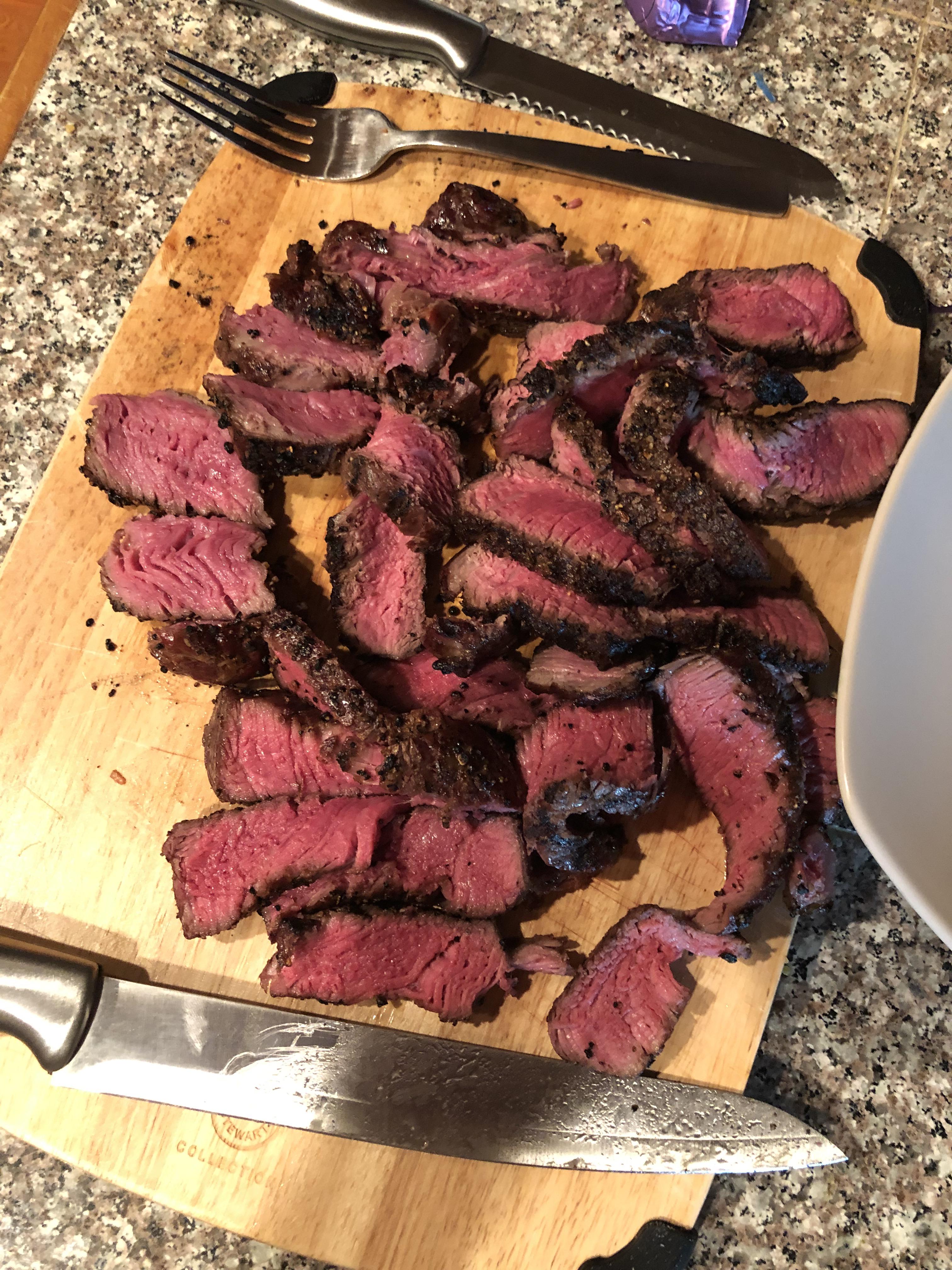 First try at a reverse sear r/grilling