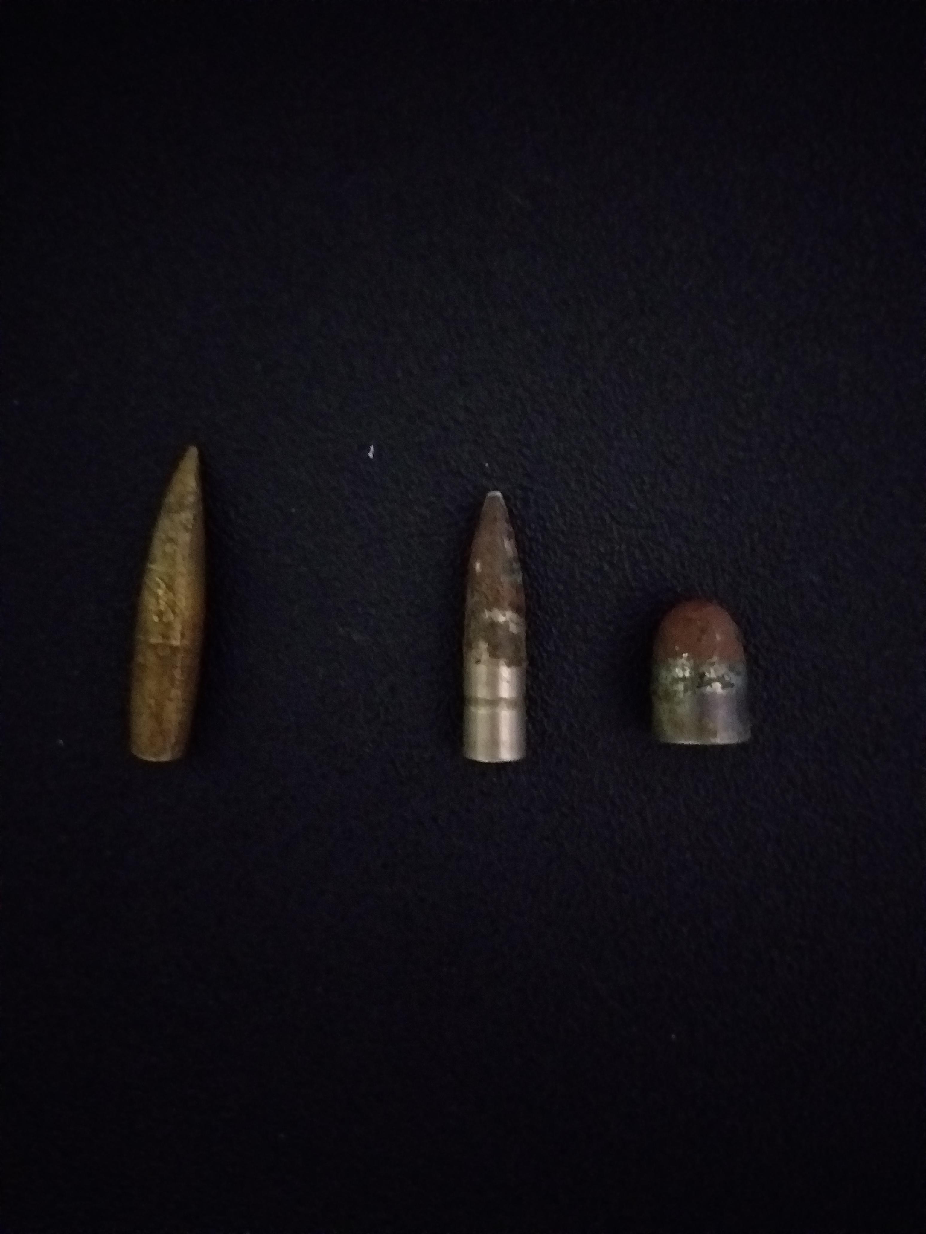 I picked up these WW1 bullets in Ypres, Belgium while working there