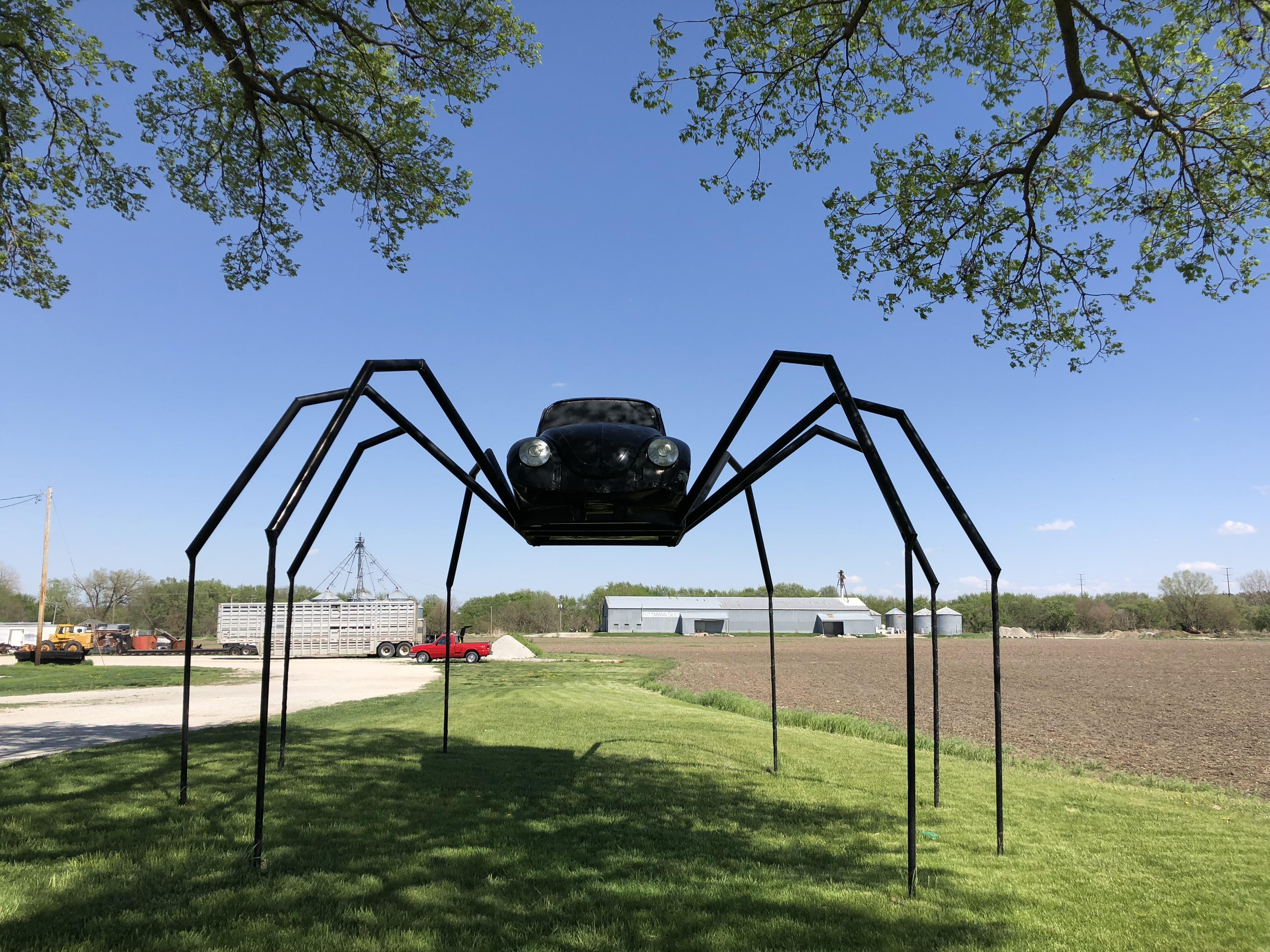 Someone told me you guys would like this VW spider I saw in the middle