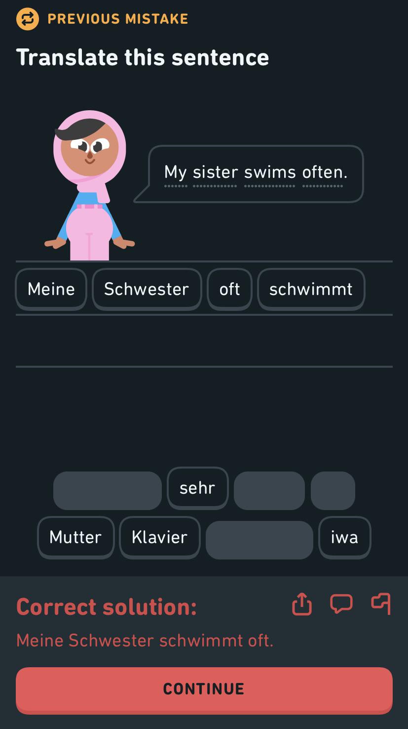 Can a native German explain this to me? Why isn’t it “oft schwimmt