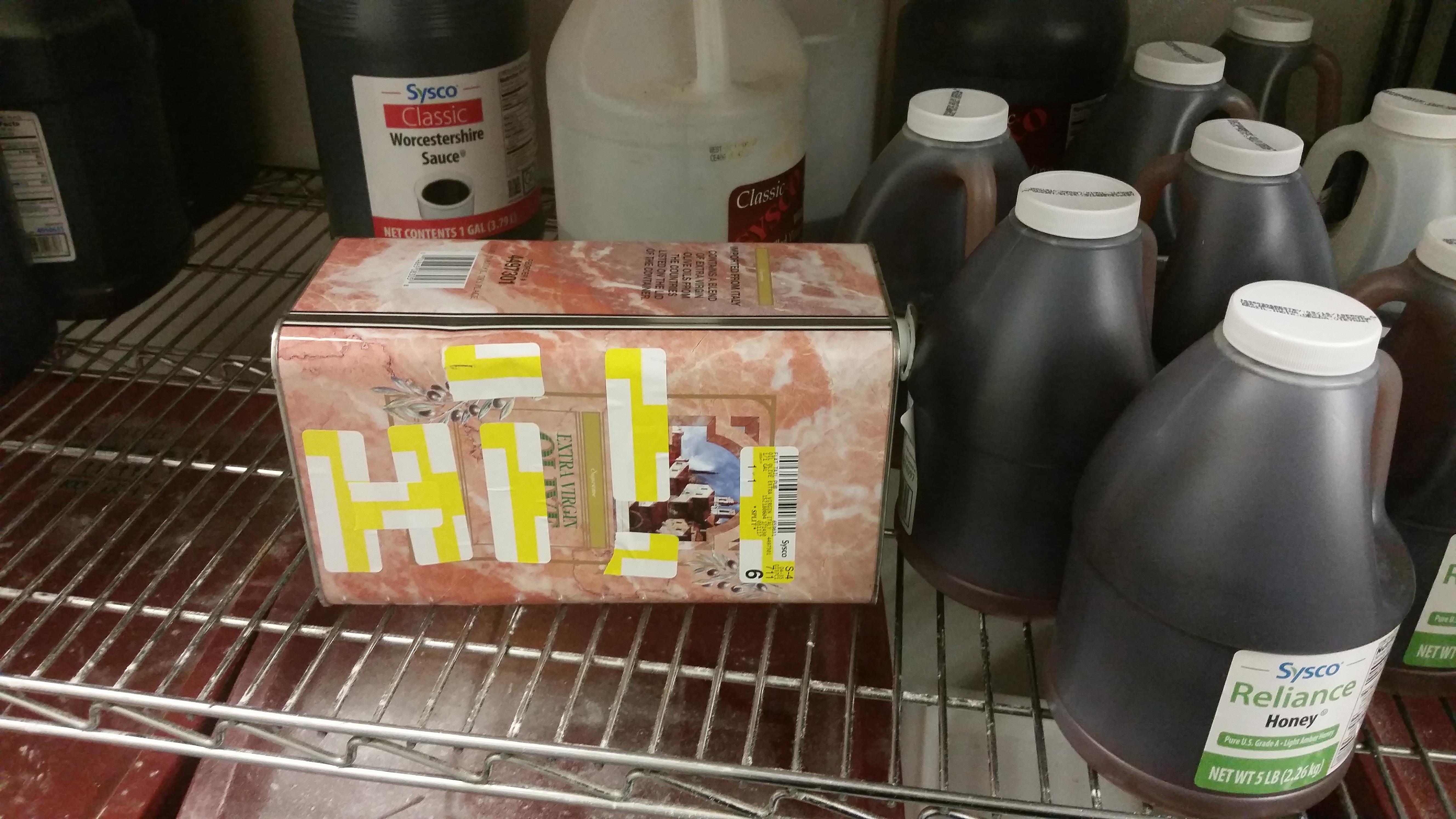 When your ex bartender sends you a message from his new job at sysco