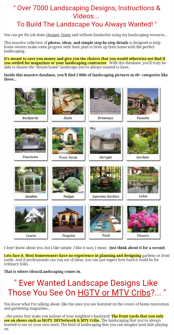 Landscaping of all kinds 7250 Breathtaking Landscaping Designs WITHOUT