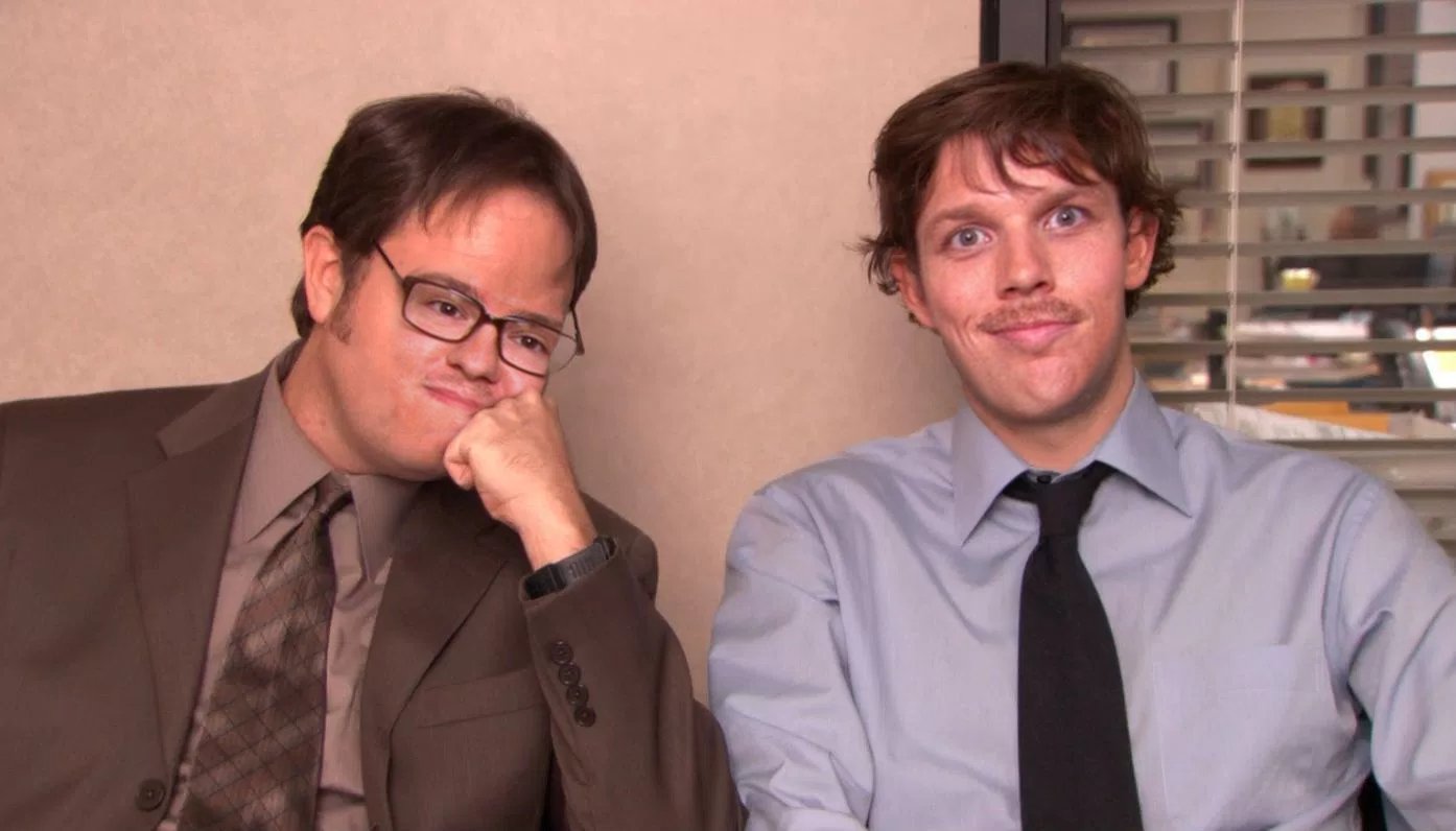 Plop and Dwight Jr DunderMifflin