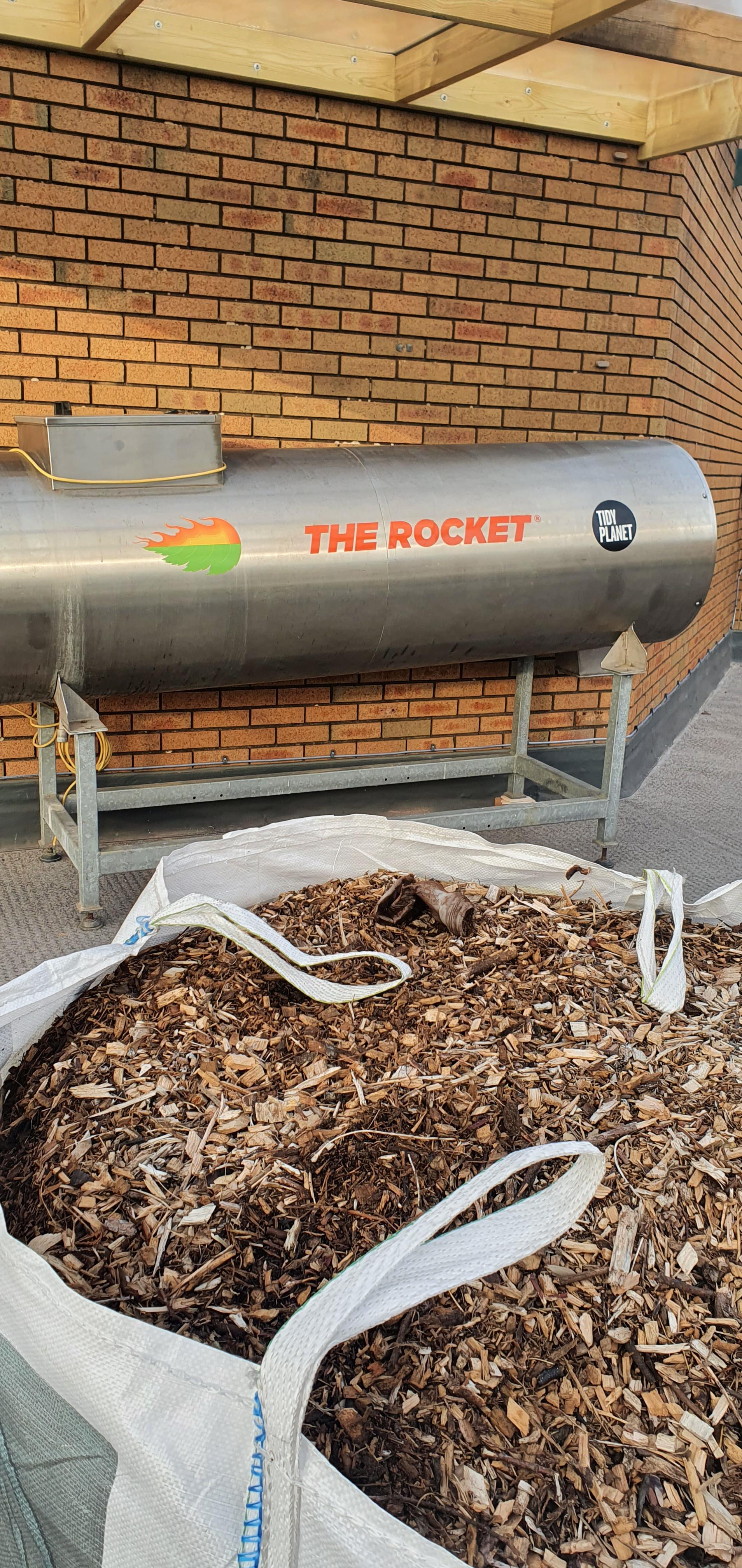 Meet The Rocket Composter, when operational she can churn through upto