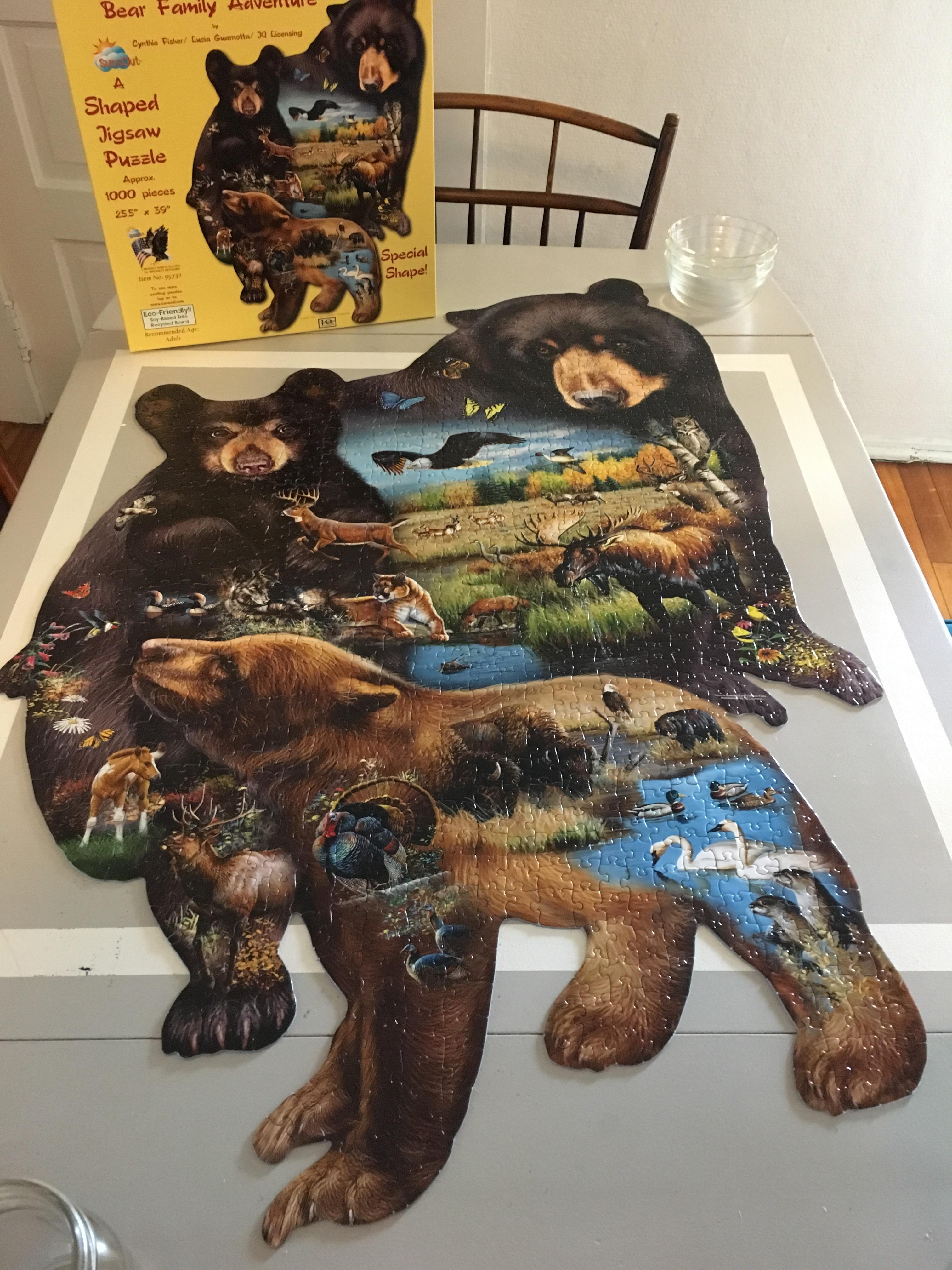 1000 piece shaped jigsaw by SunsOut. r/Jigsawpuzzles