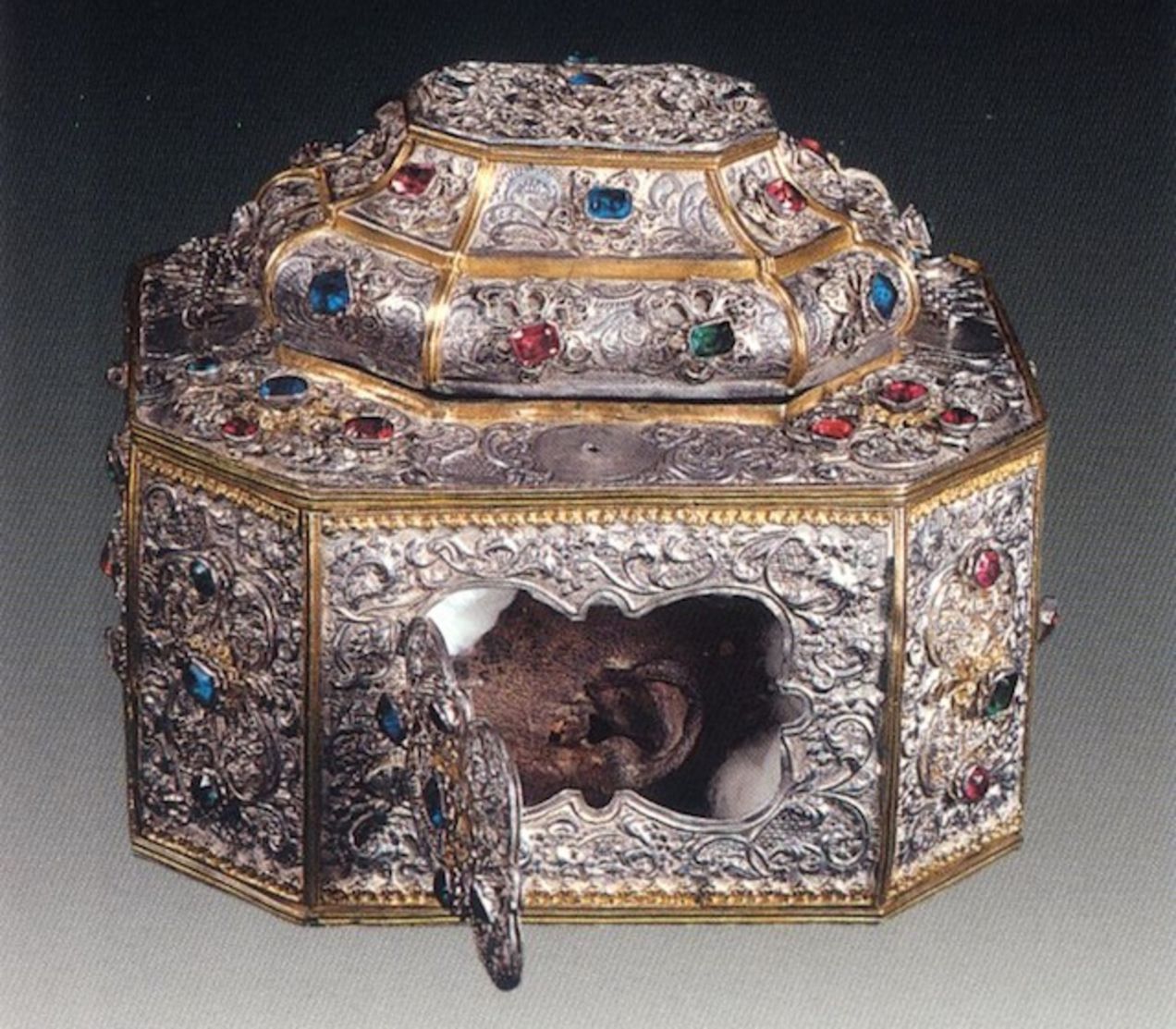 Skull Reliquary of St. John Chrysostom, of Constantinople (c