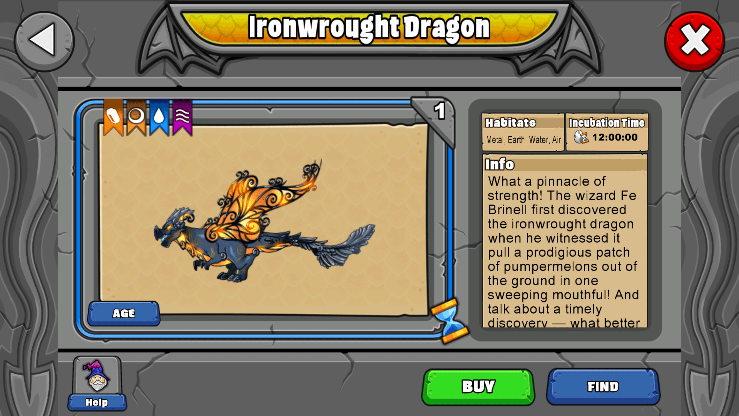 Grown Ironwrought r/dragonvale