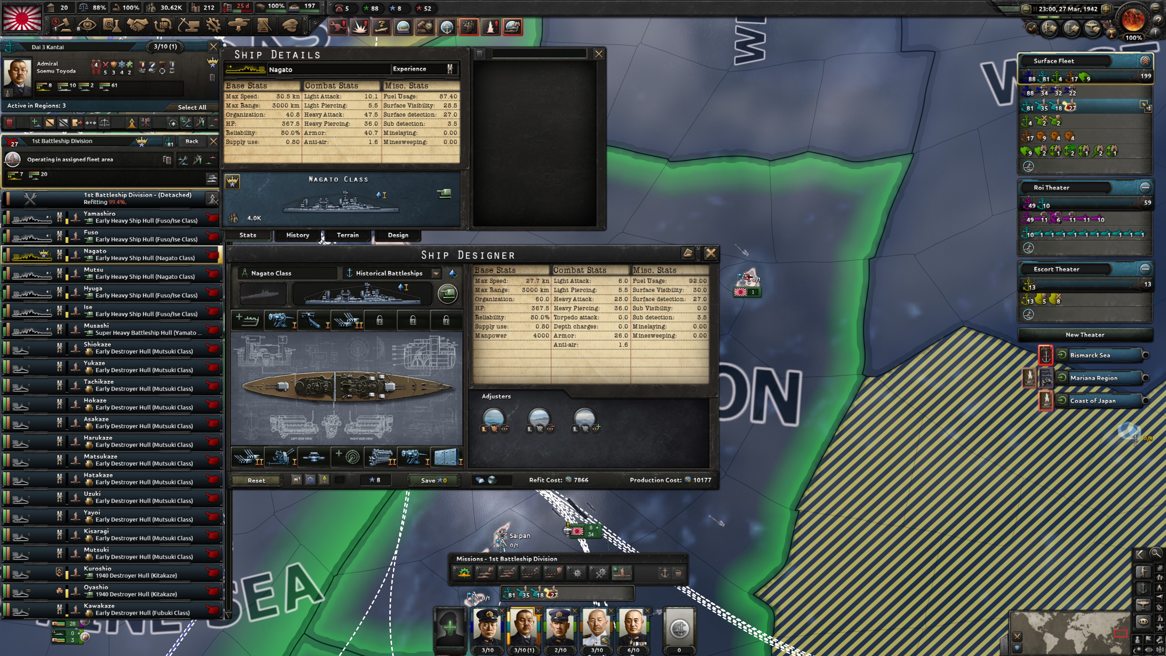 TIL You can increase ship armour with admiral defence stats r/hoi4
