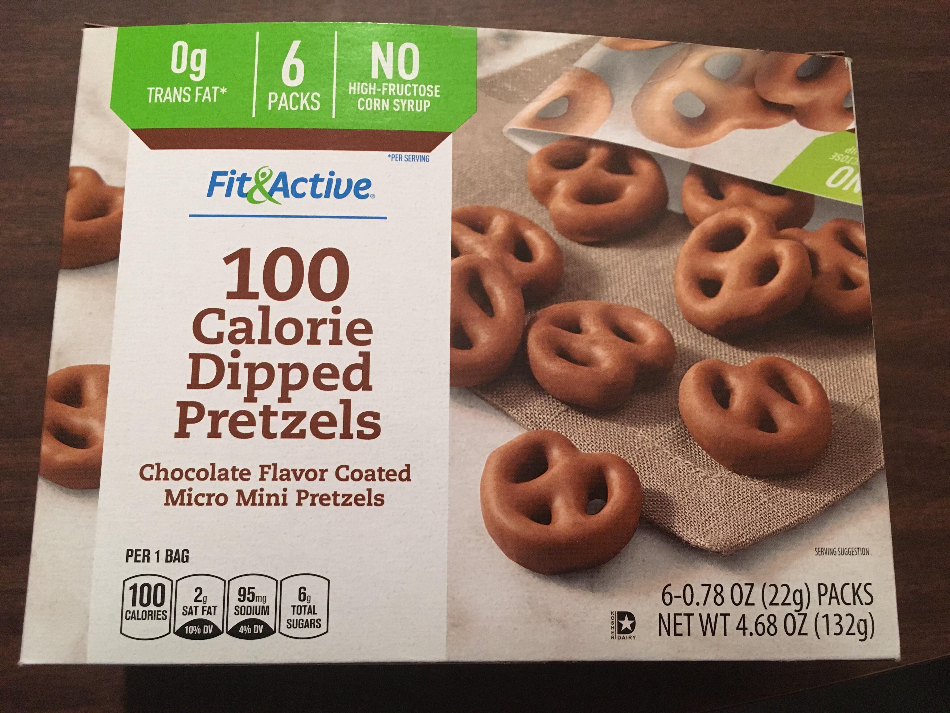 100cal Aldi Fit & Active Chocolate Covered Pretzel Packs r/1200isplenty