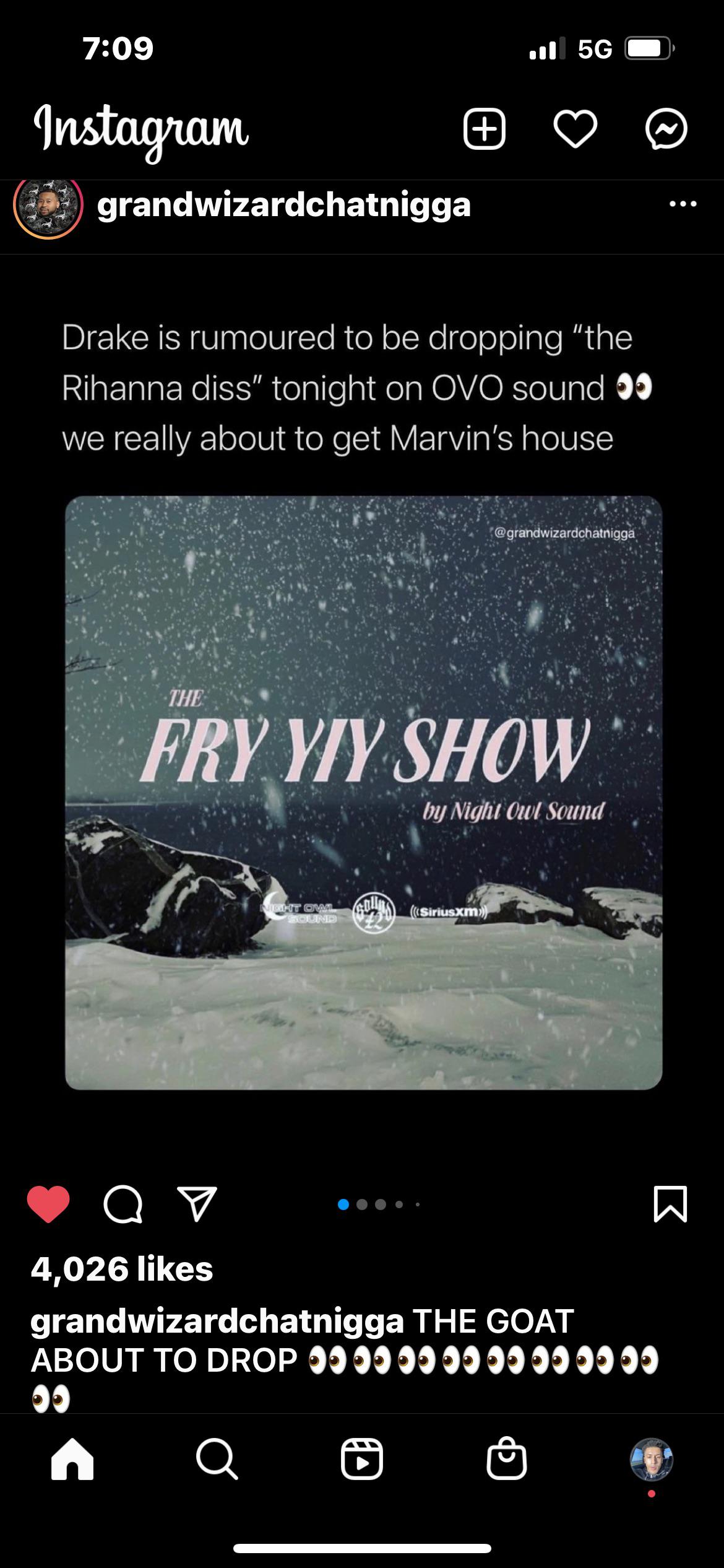 Drake dropping tonight on OVO sound? Anyone else heard these rumors