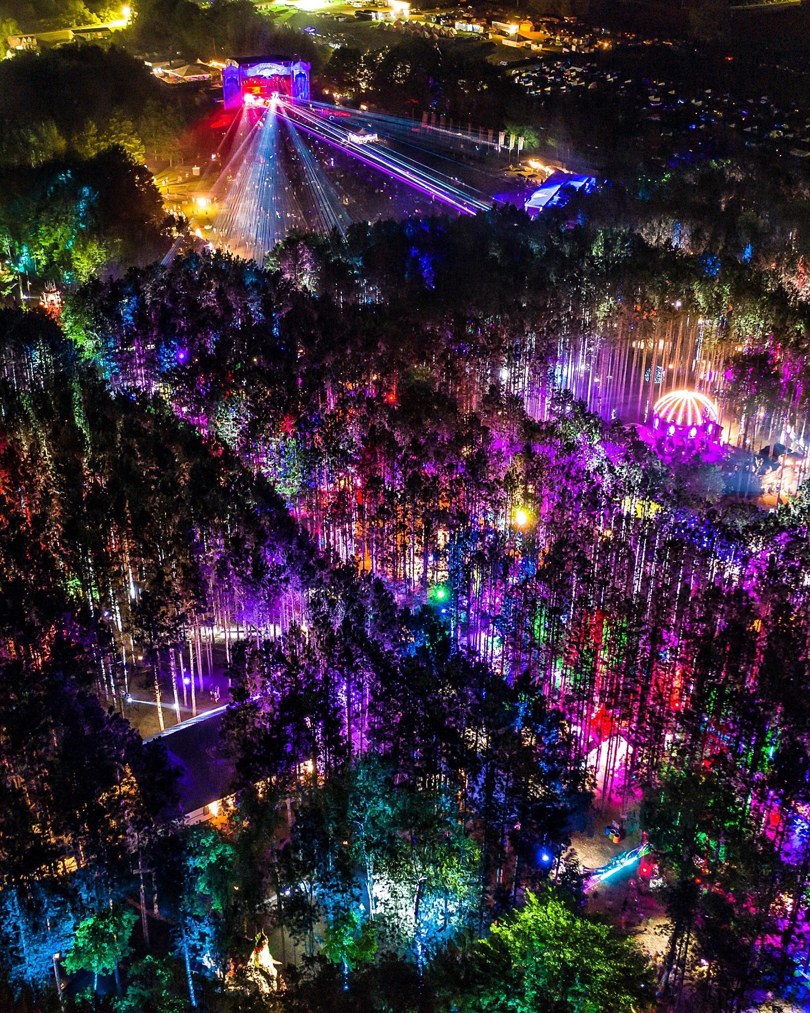 Electric Forest Festival Campsite