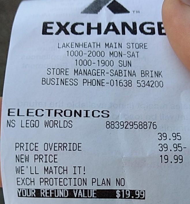 To who it applies, remember AAFES price matches. r/NintendoSwitchDeals