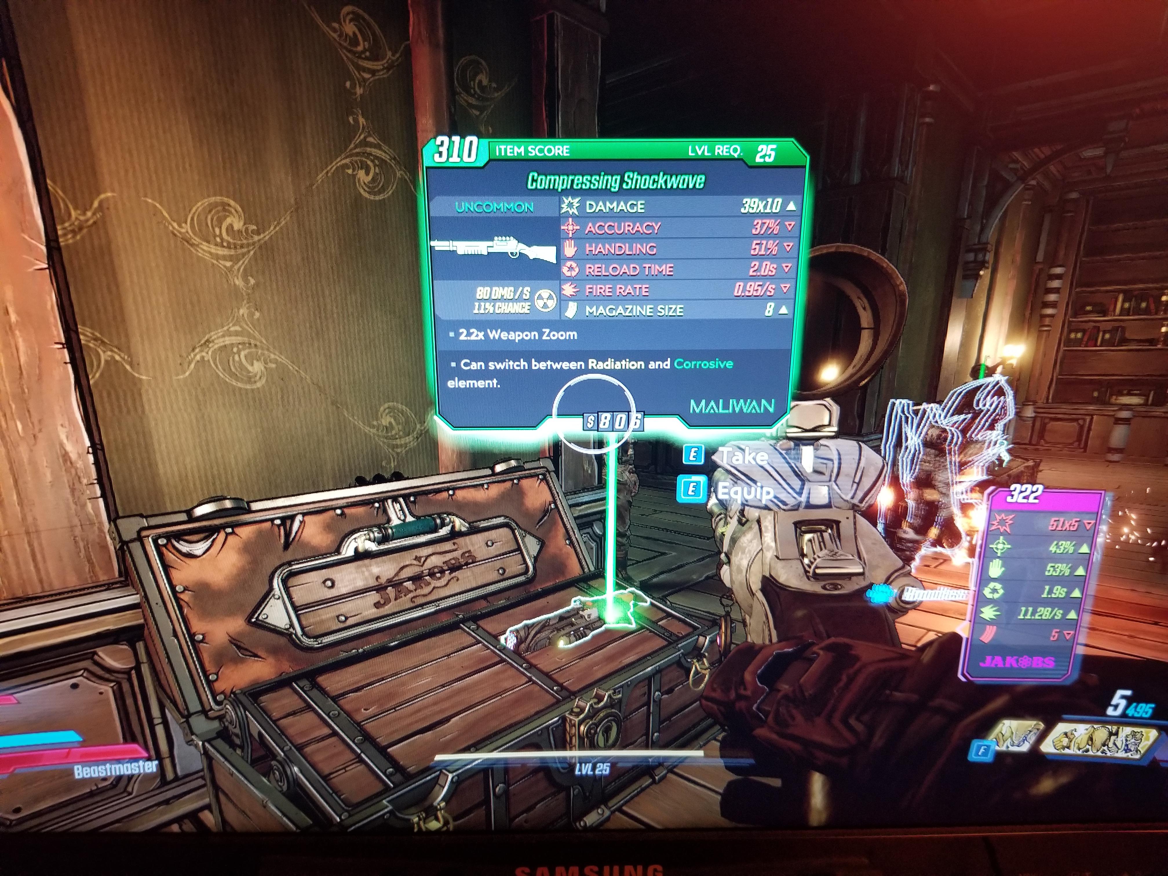 Wainwright ! How is it possible? Maliwan crap in your own personnal