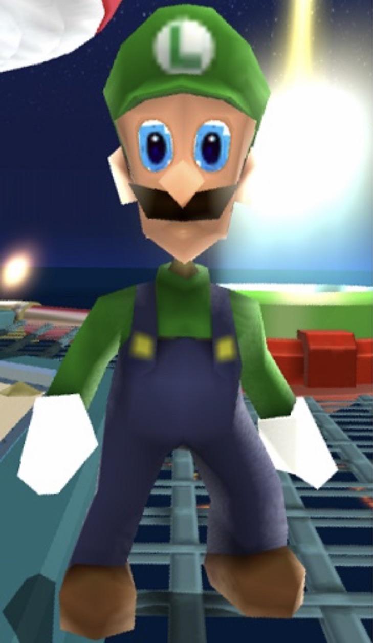 Super Mario Galaxy Luigi