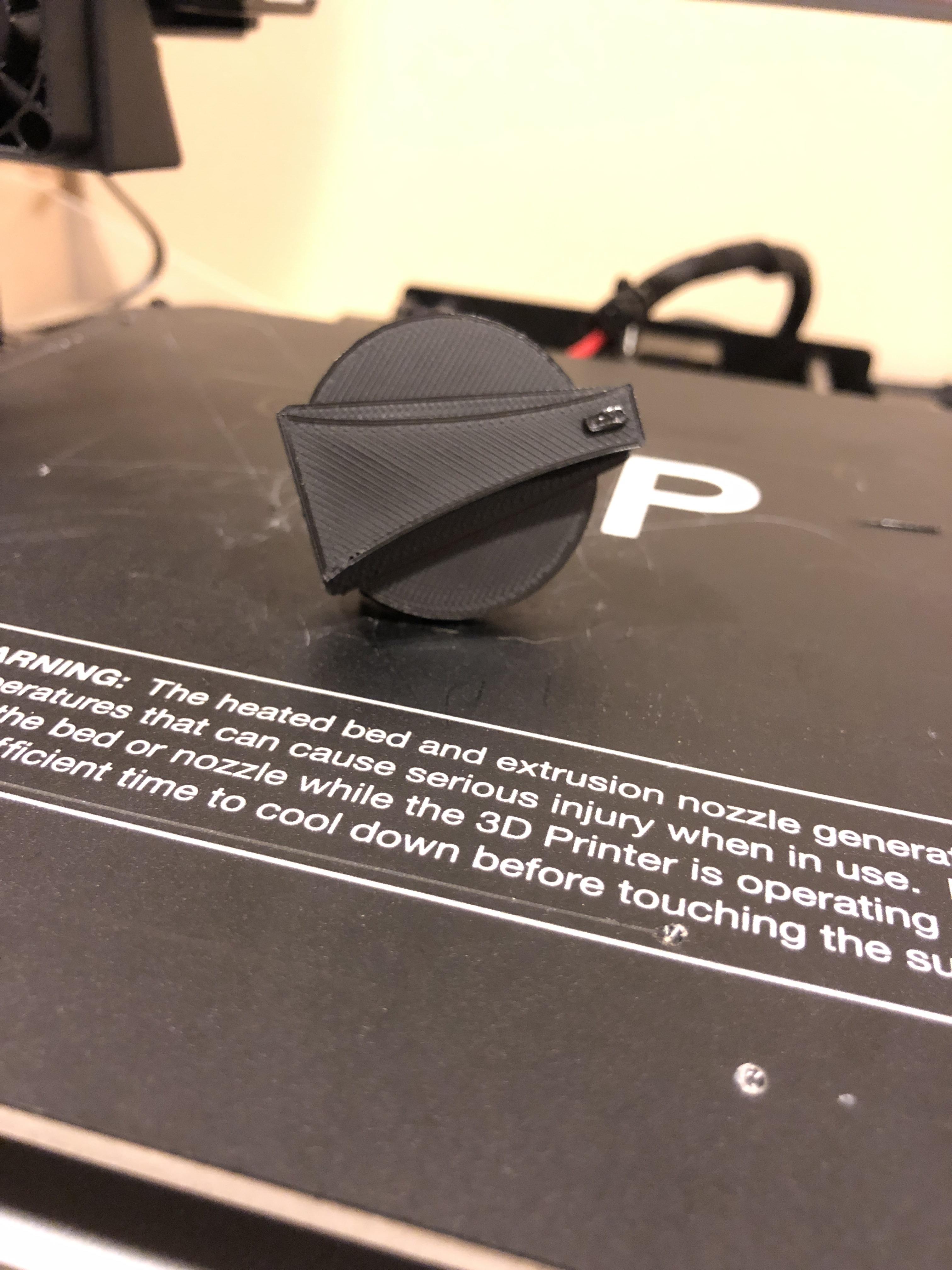 Replacement knob to control the air conditioning on a Jeep Wrangler r/functionalprint