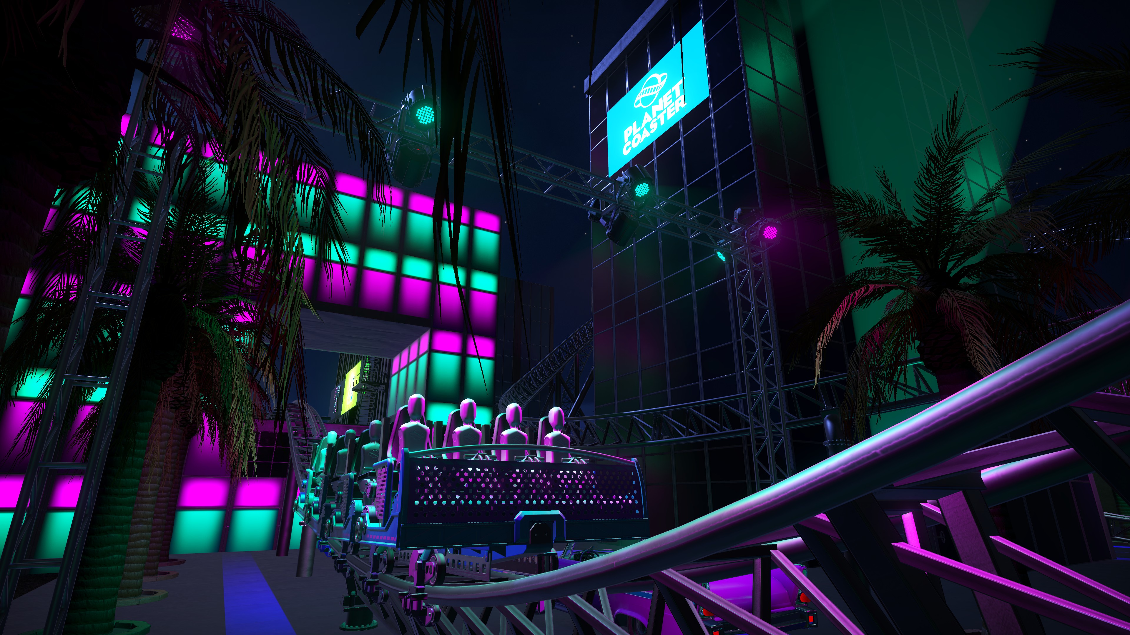 (WIP) To the guy who suggested i make a Synthwave themed coaster, this
