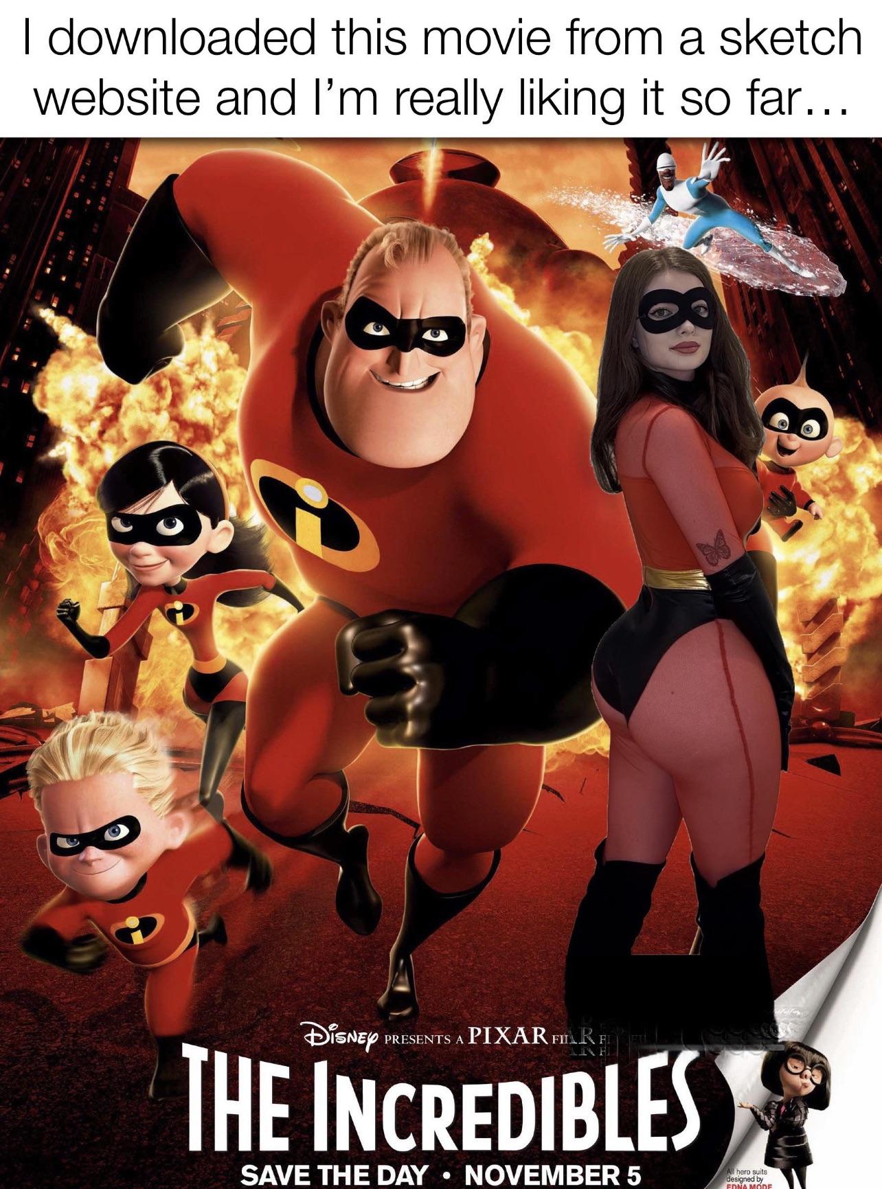 Mrs. Incredible by me : rule34disney