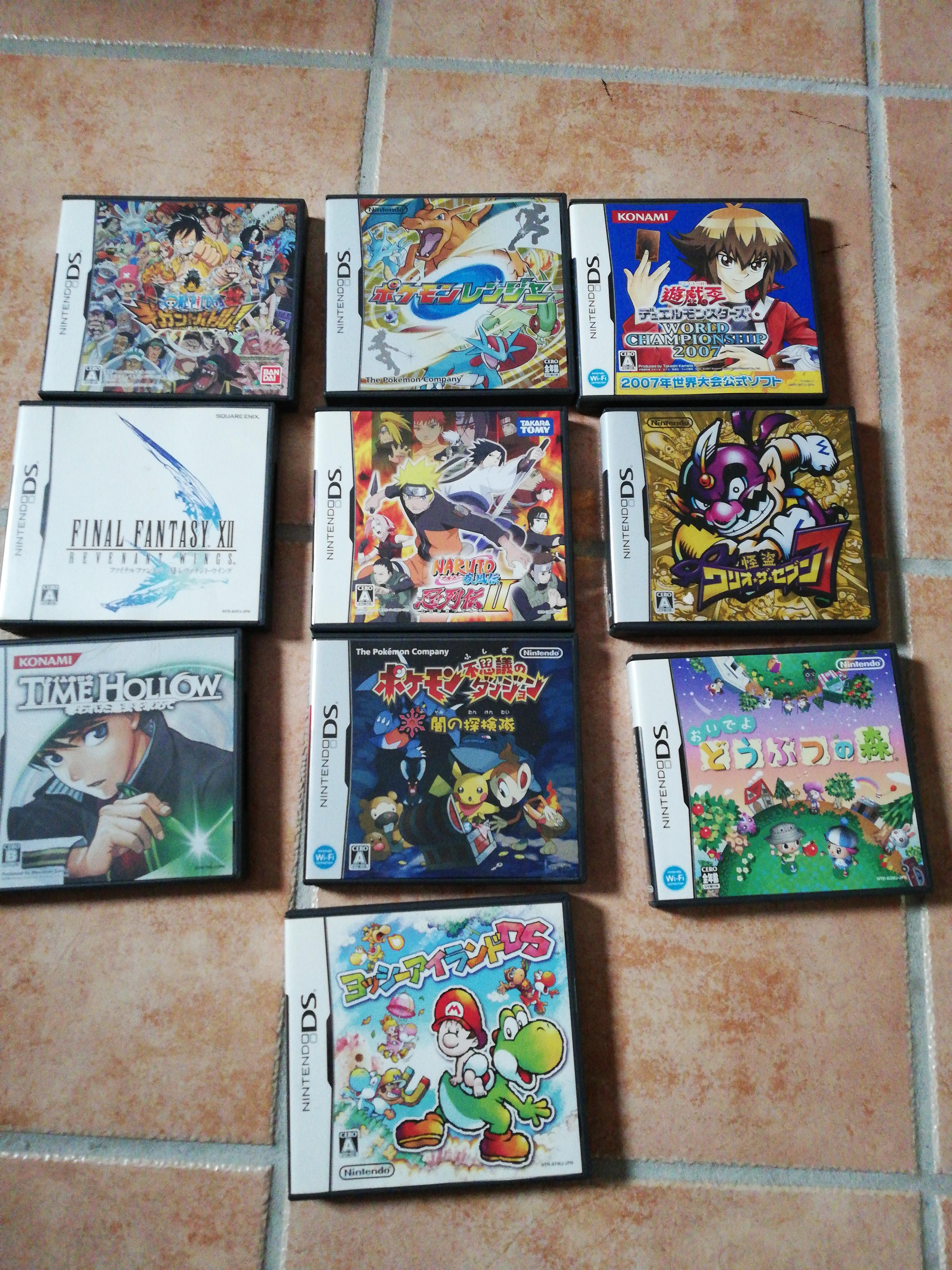 Someone sold me all his japanese DSgames for 40€ r/gamecollecting