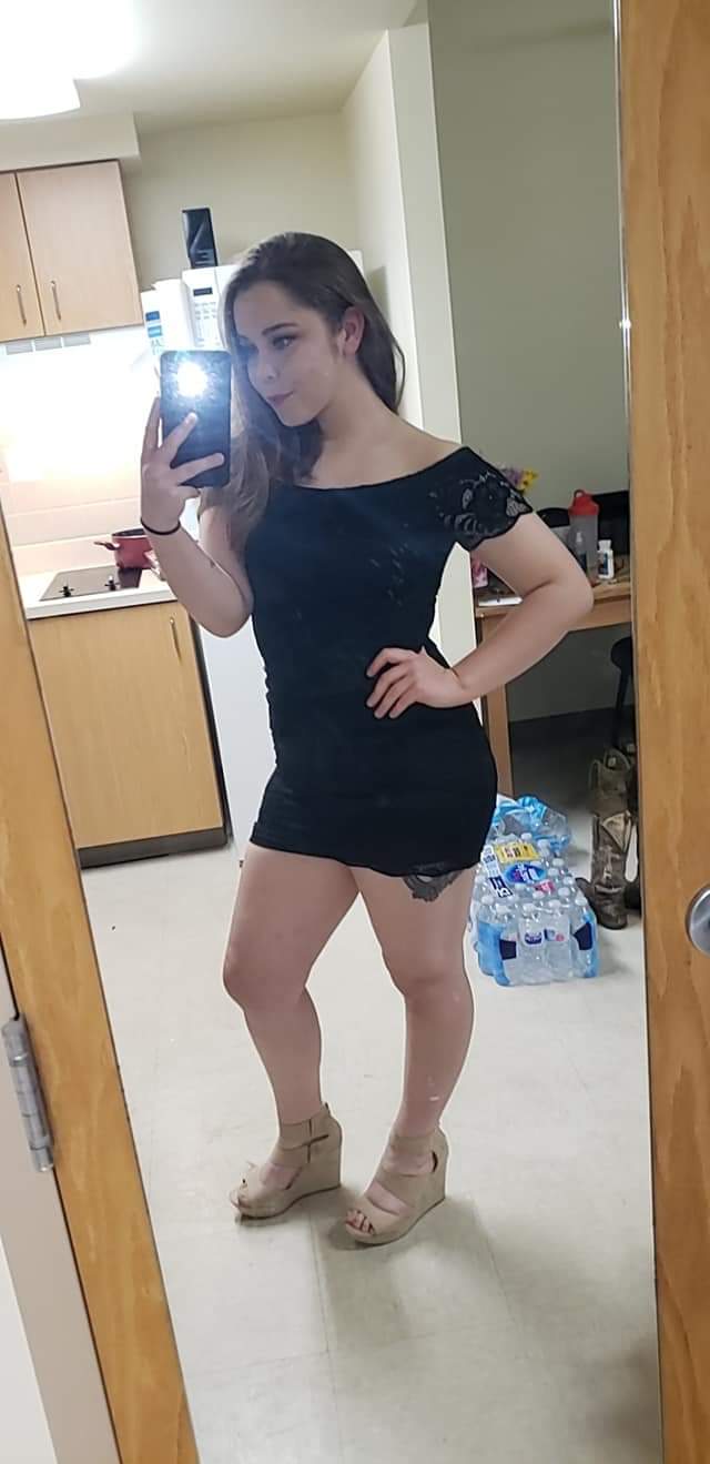 Dressed up (also give me your opinions on the wedges) r/selfie
