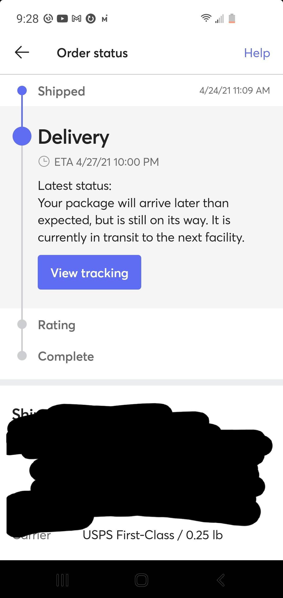 Help its taking long to arrive, should I refund, this is my first time