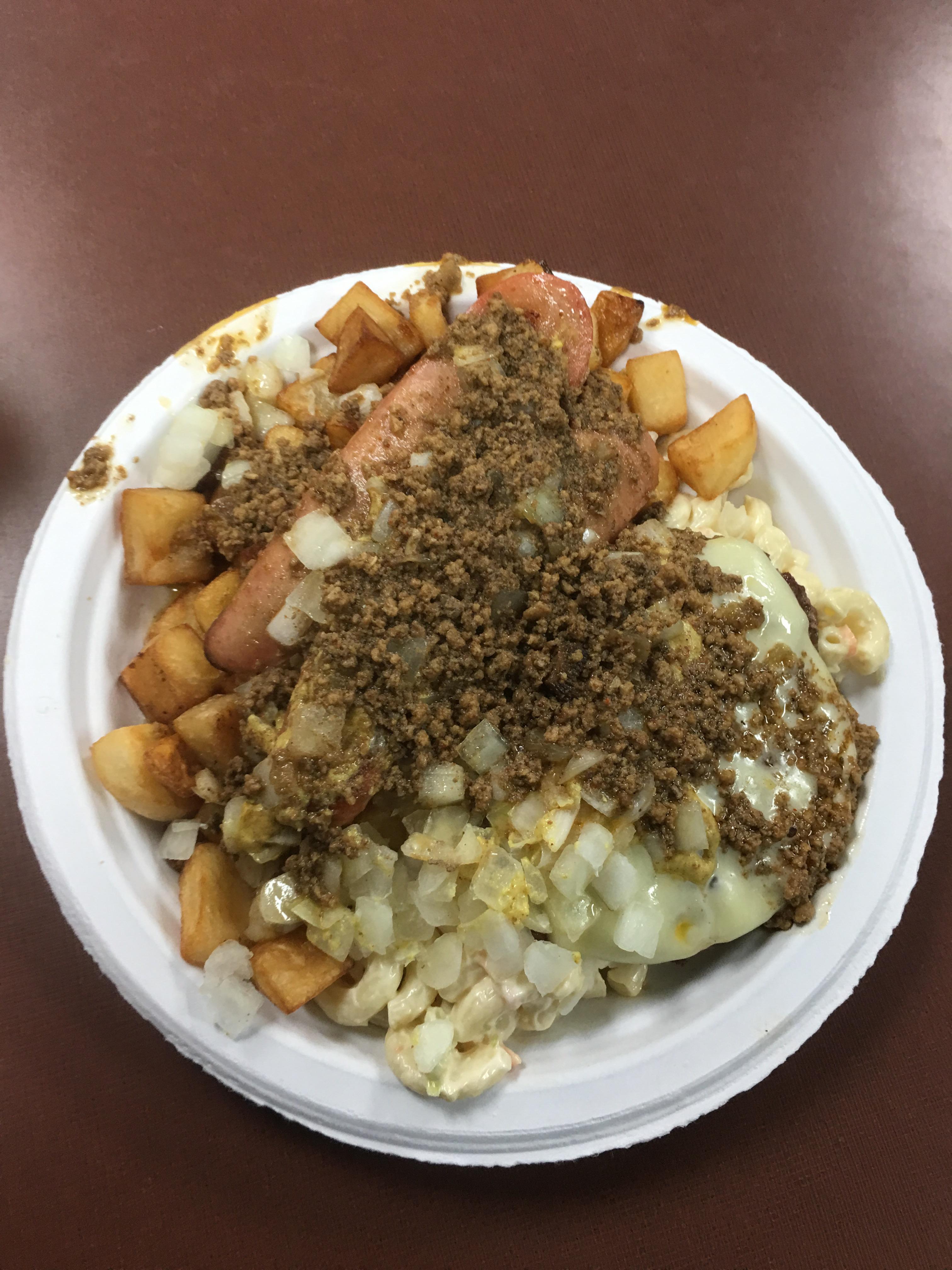 Rochester, NY Nick Tahou Hots Garbage Plate r/shittyfoodporn