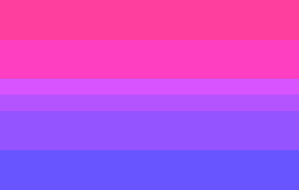 Bi flag with more colors r/bisexual