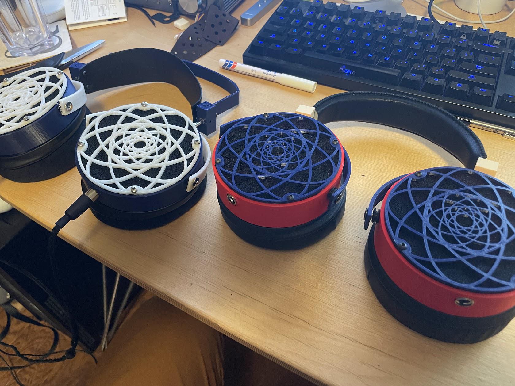 More 3Dprinted headphones headphones