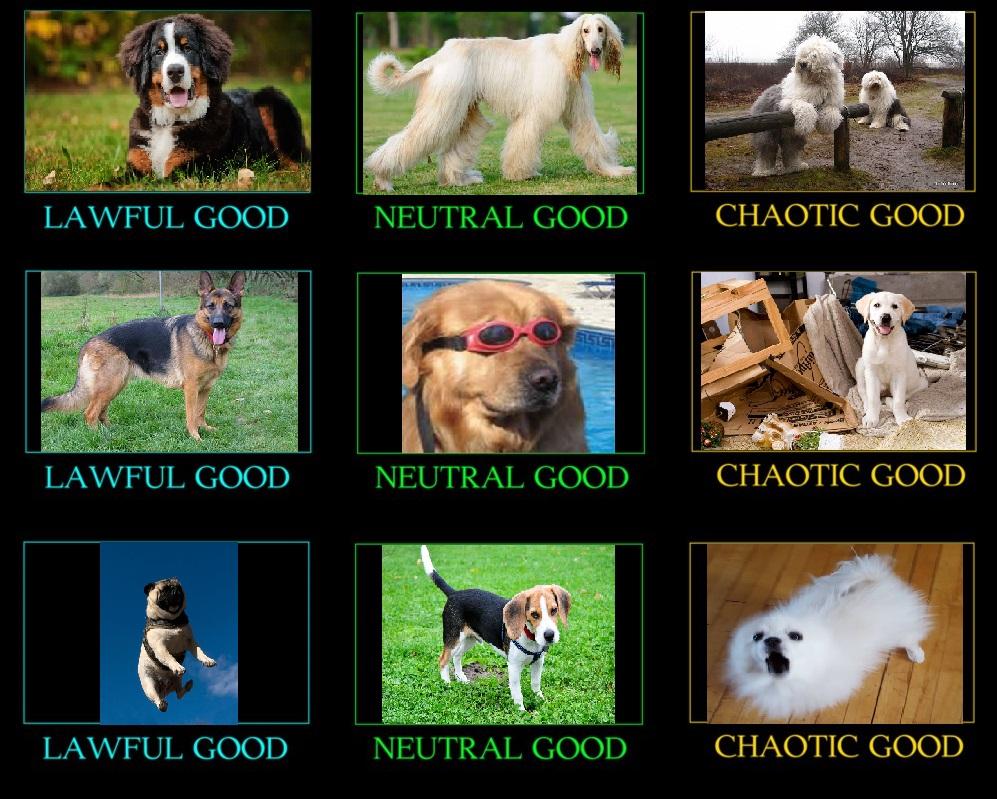 Woofers, doggos and puppers alignment chart r/rarepuppers
