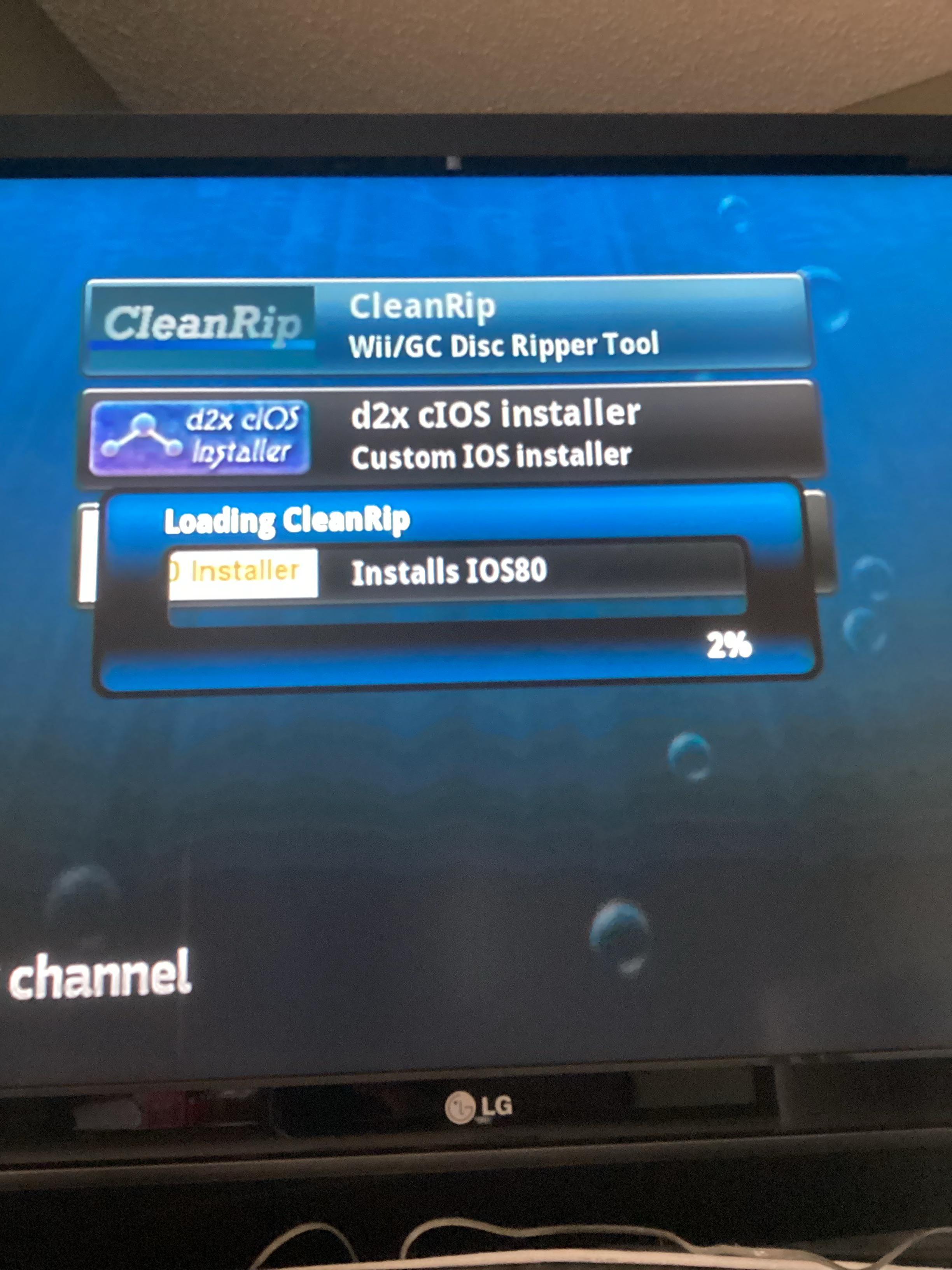 CleanRip crashing wiiu while trying to load it in homebrew channel in