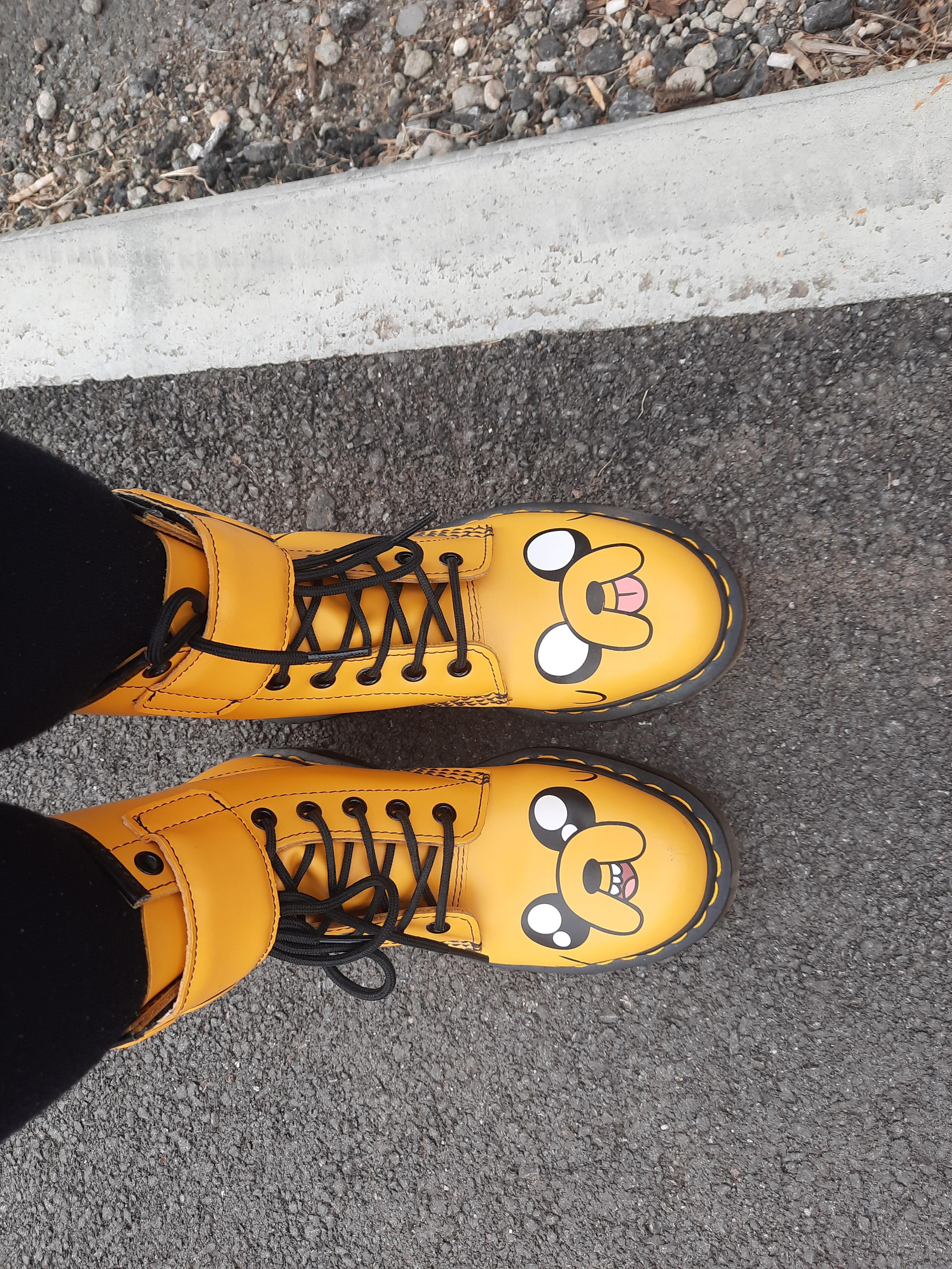 My husband got me some Jake The Dog boots! I love them so much. r
