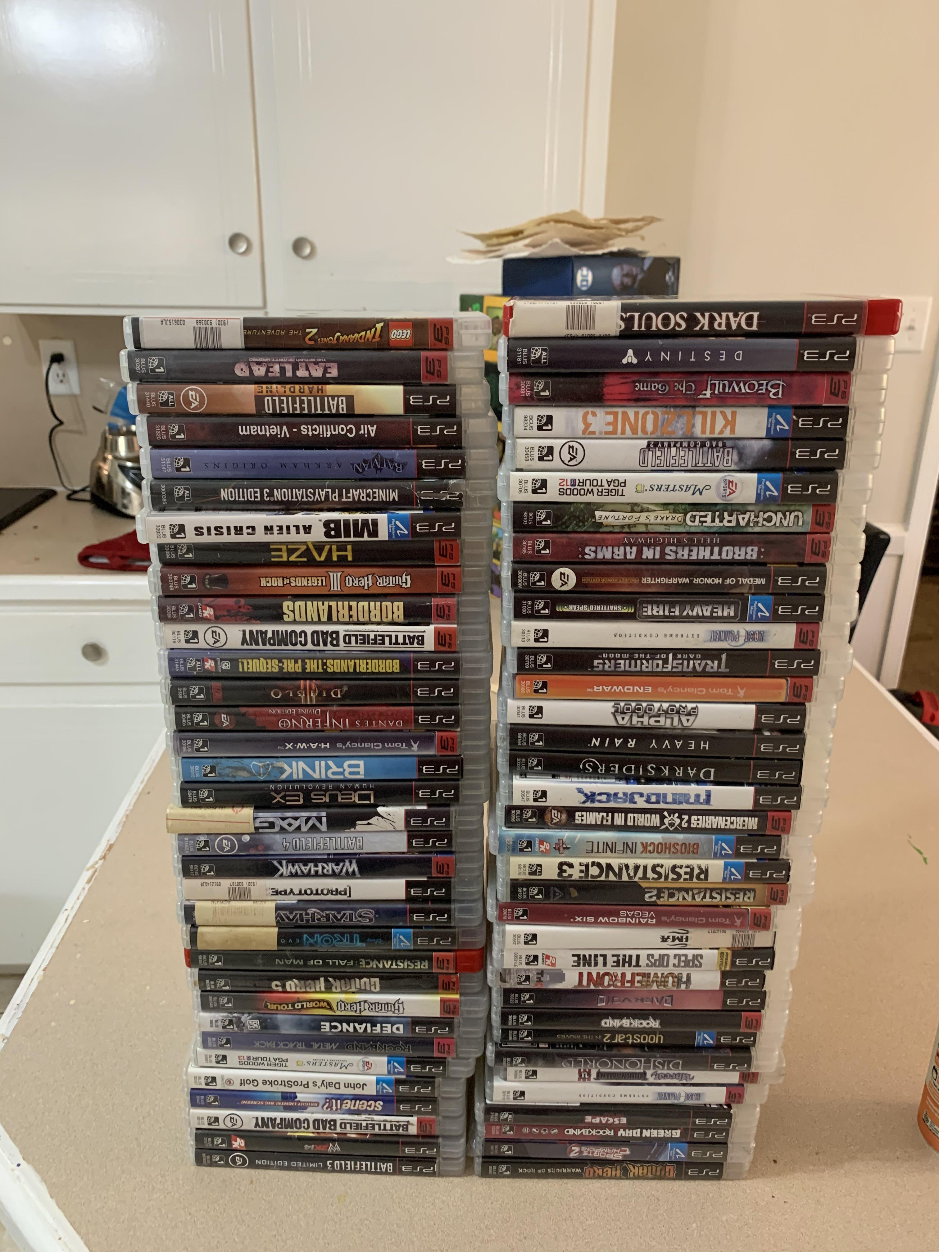 Bought out a pawn shop and instantly tripled my PS3 collection less