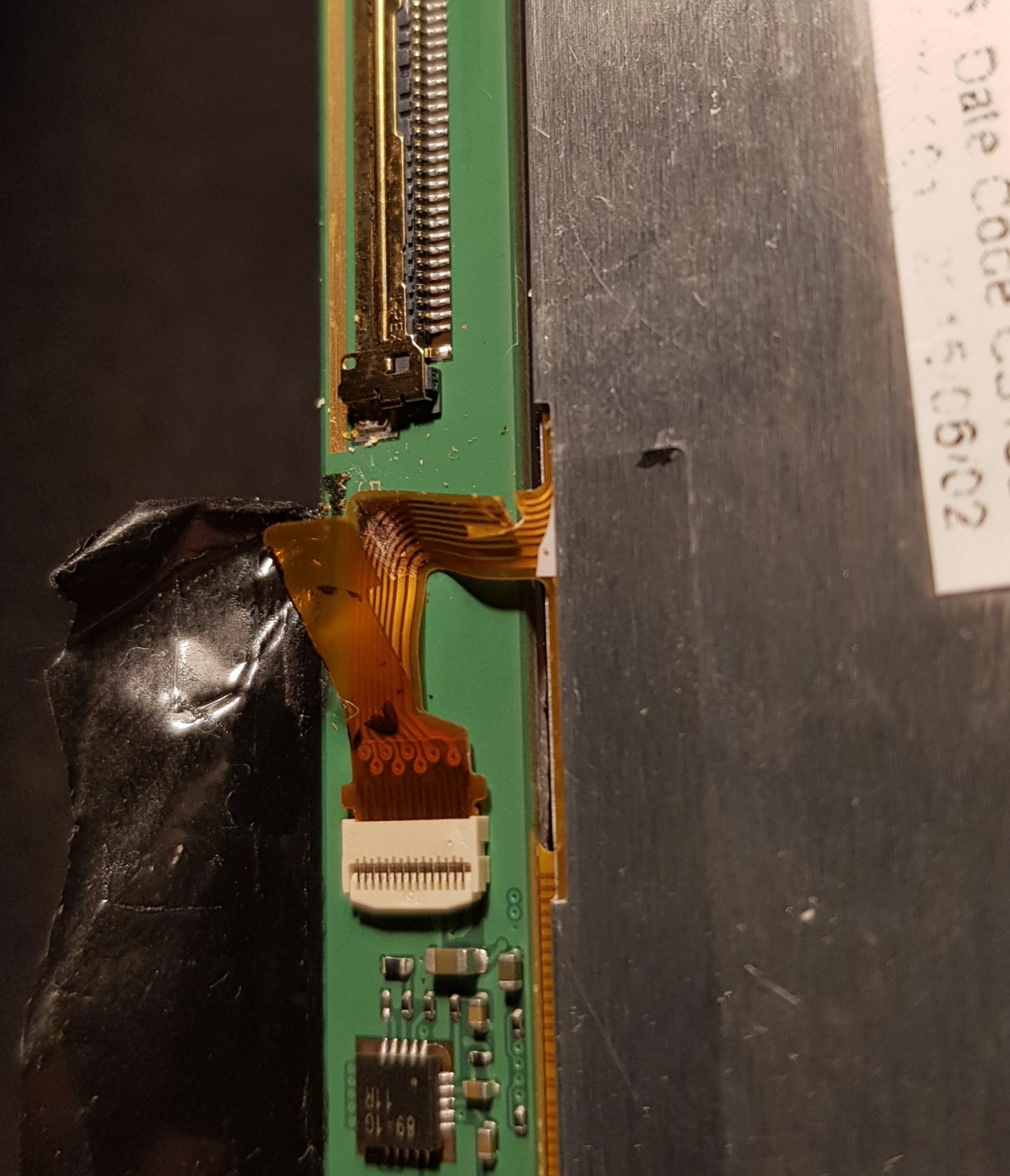 How can I fix this flat flex cable? It's for a laptop backlight r/fixit