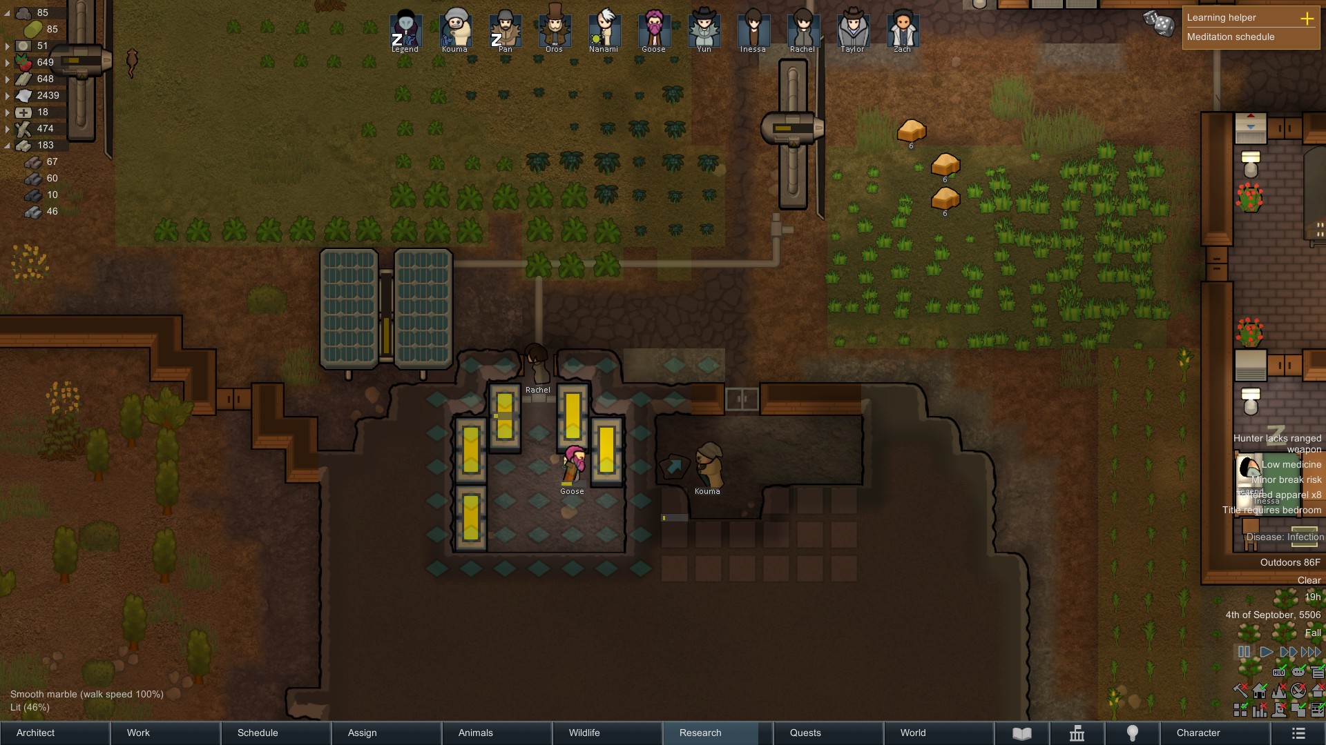 Almost 400 hours in and I just found out you can smooth rough stone