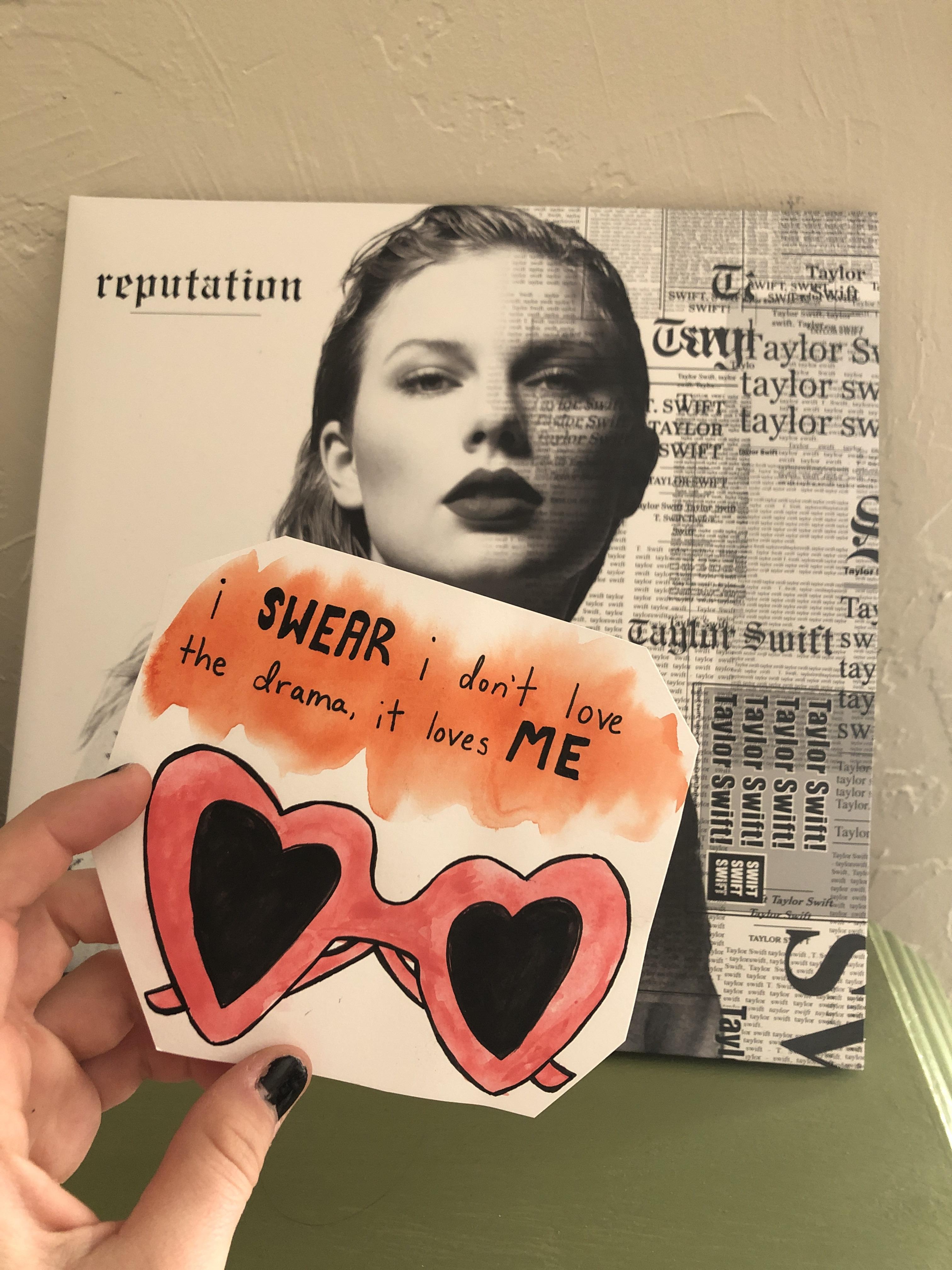 DAE love making drawings/paintings with Taylor’s lyrics? r/TaylorSwift