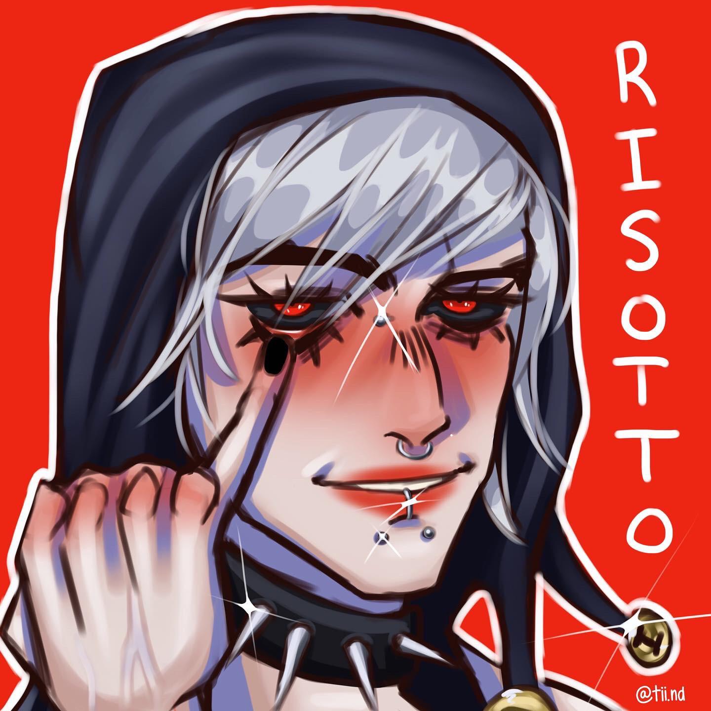 Goth Risotto Nero Fanart by me! r/StardustCrusaders