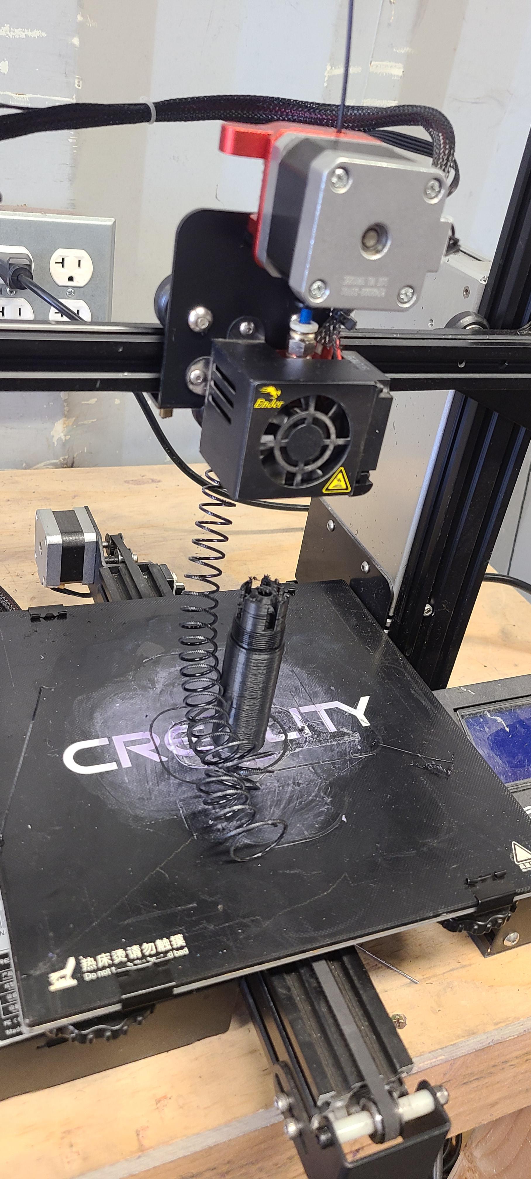 Ender 3 pro, 235° nozzle, 90° bed, Hatchbox abs Cura slicer. 50mm/ sec