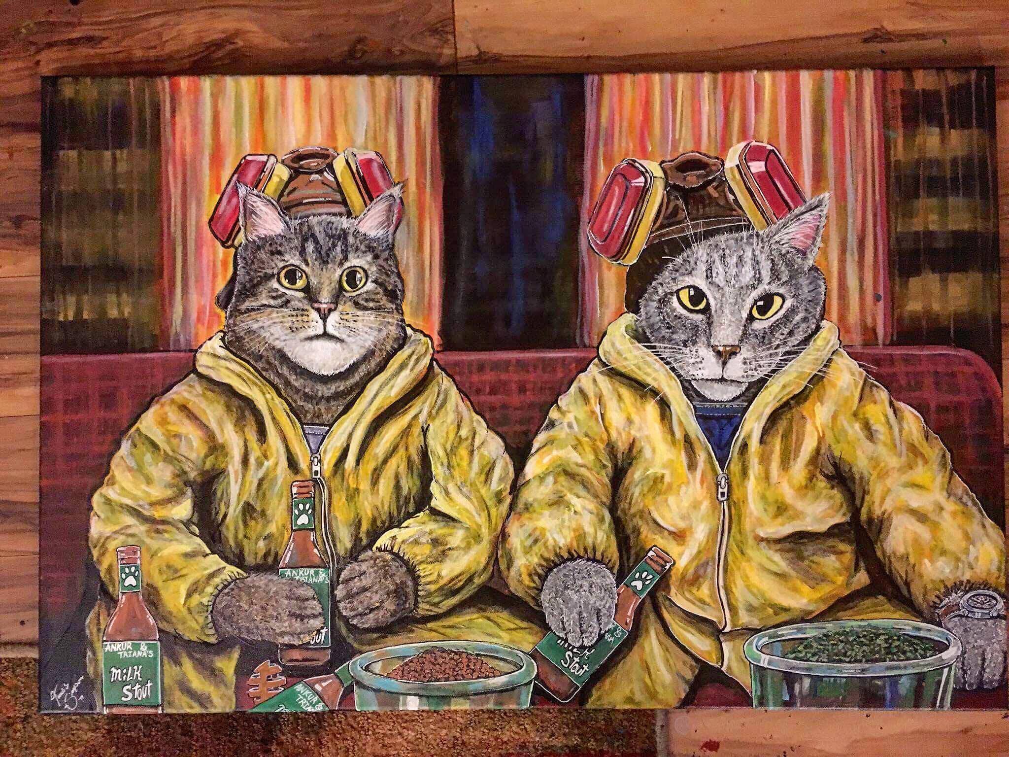 Wife's boss wanted their cats in a Breaking Bad scene and