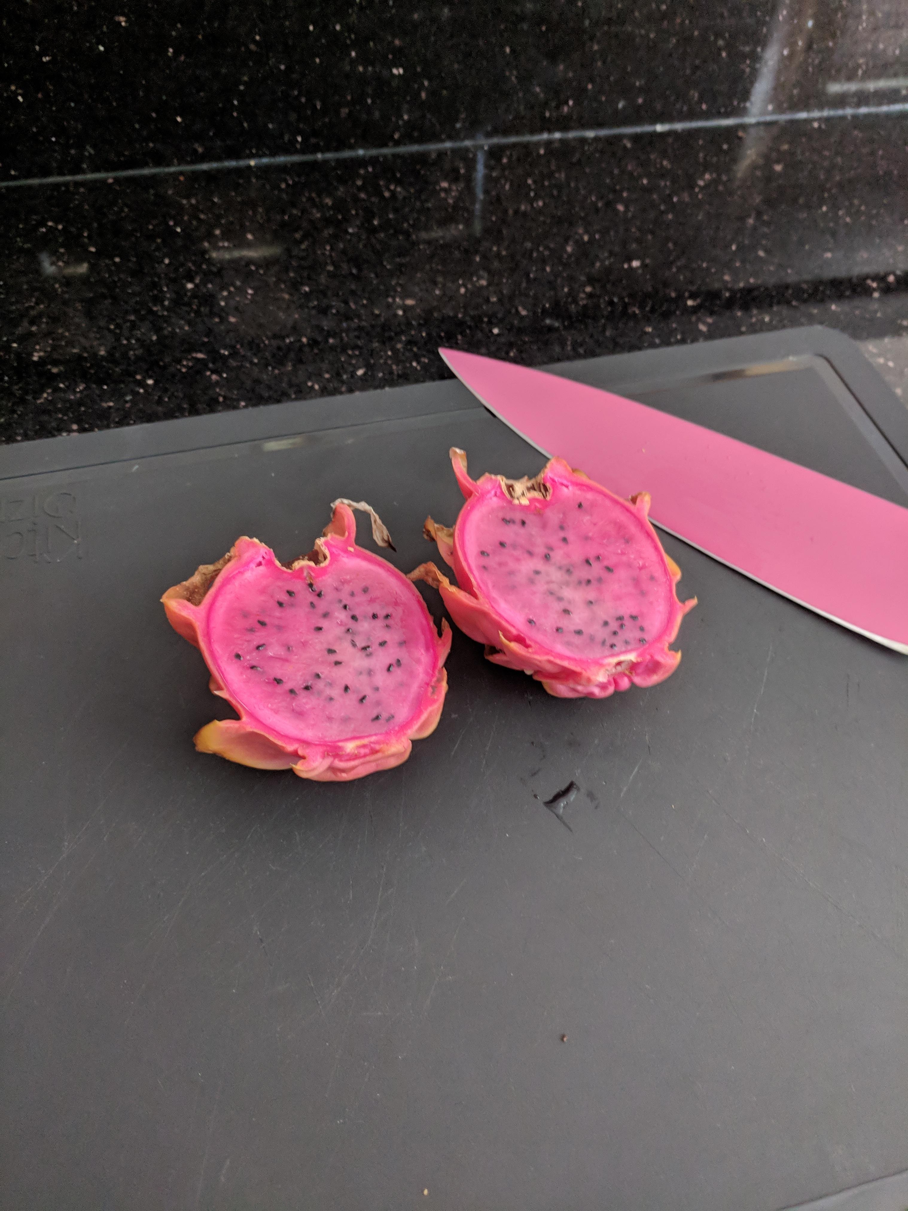 Dragon fruit , it tasted like a sweeter Kiwi. Zone 10a r/gardening