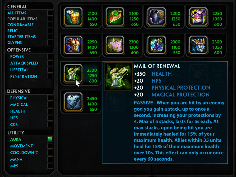 Do These AuraTagged Items Work With Ares’ Passive? r/Smite