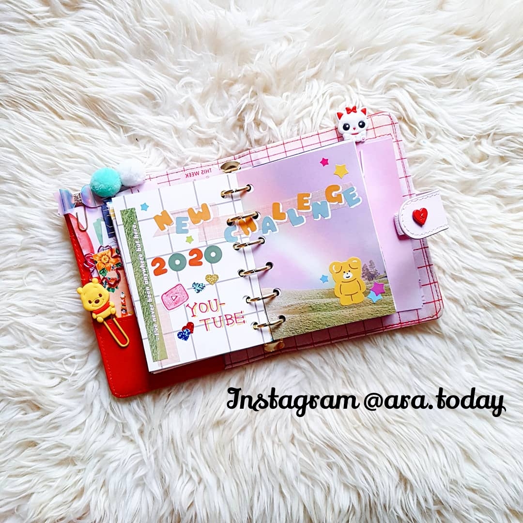 I have a few journals and this is the cutest one! A7 sized 6 ring