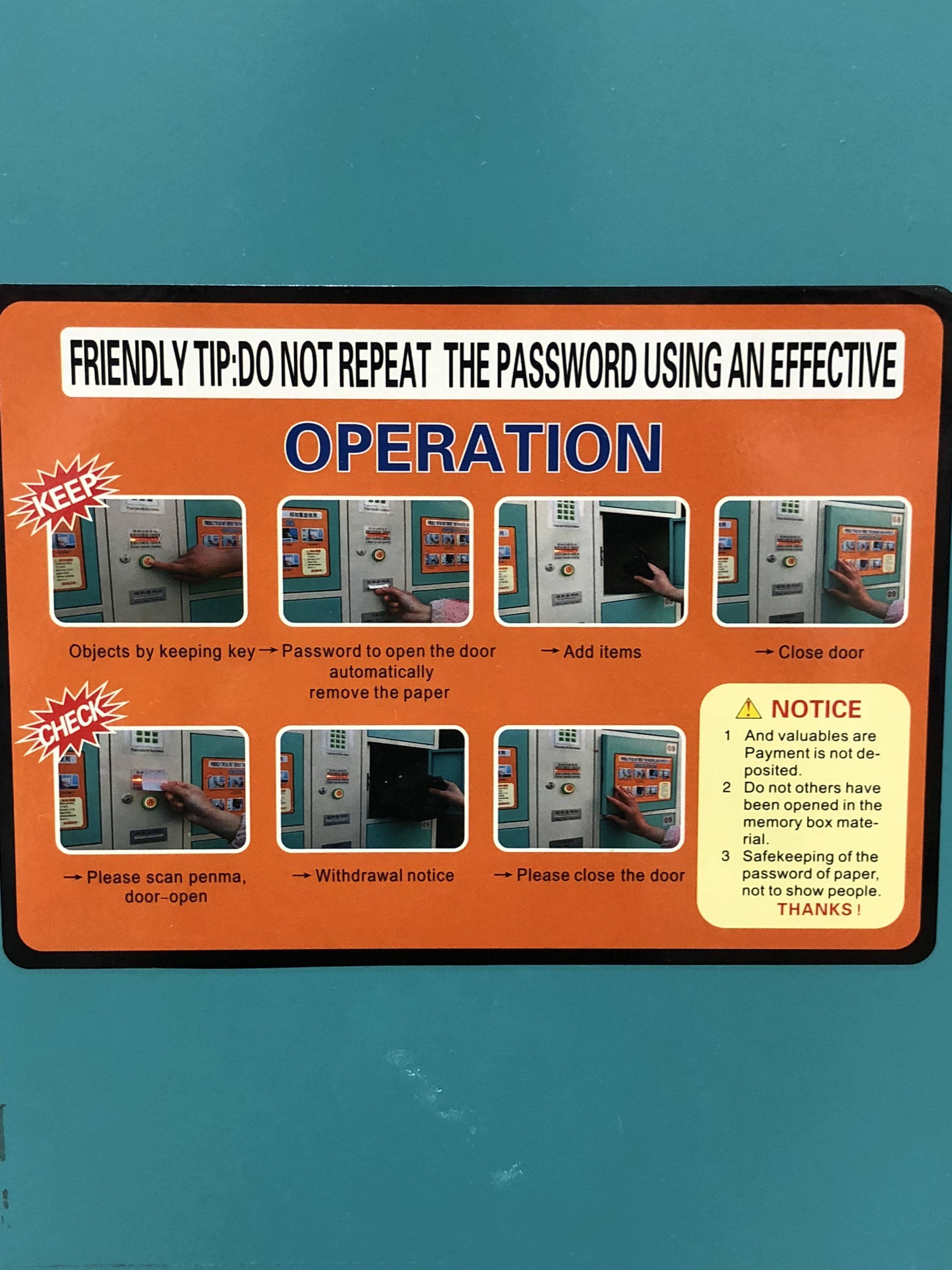 makes total sense... i am now confident in storing my valuables there