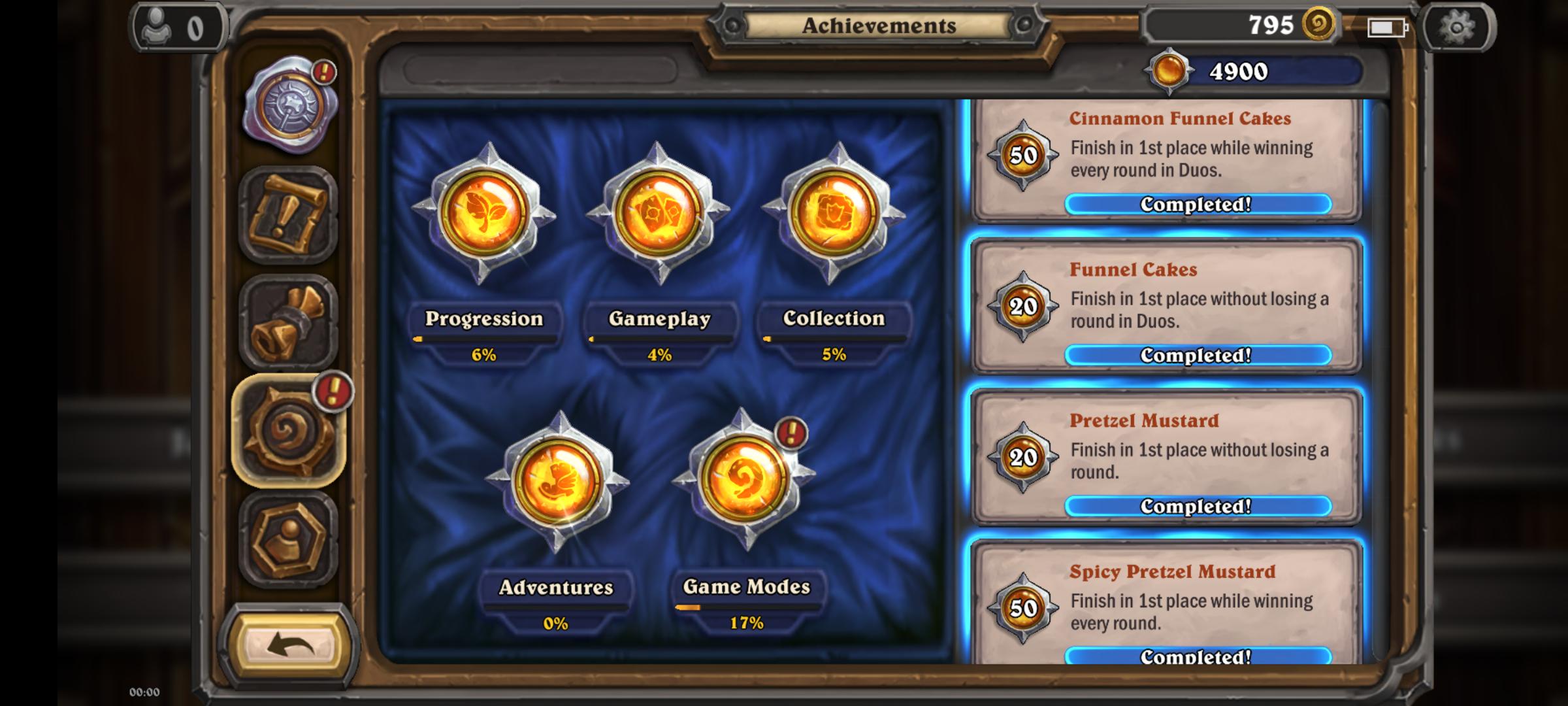 Spicy pretzel mustard & Cinnamon funnel cakes. r/hearthstone