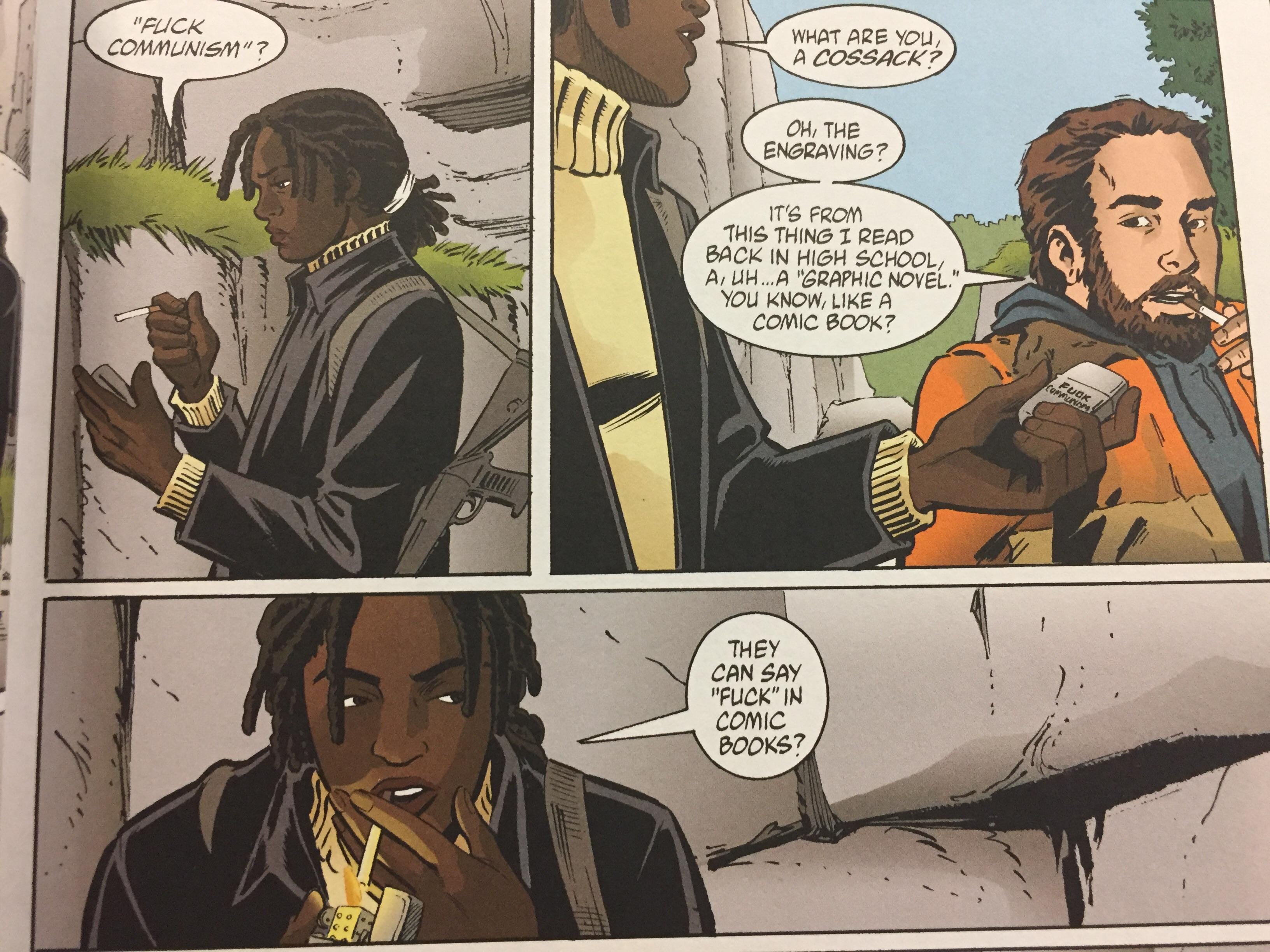 Cool nod to preacher in Brian K. Vaughan's "Last Man On Earth" comicbooks