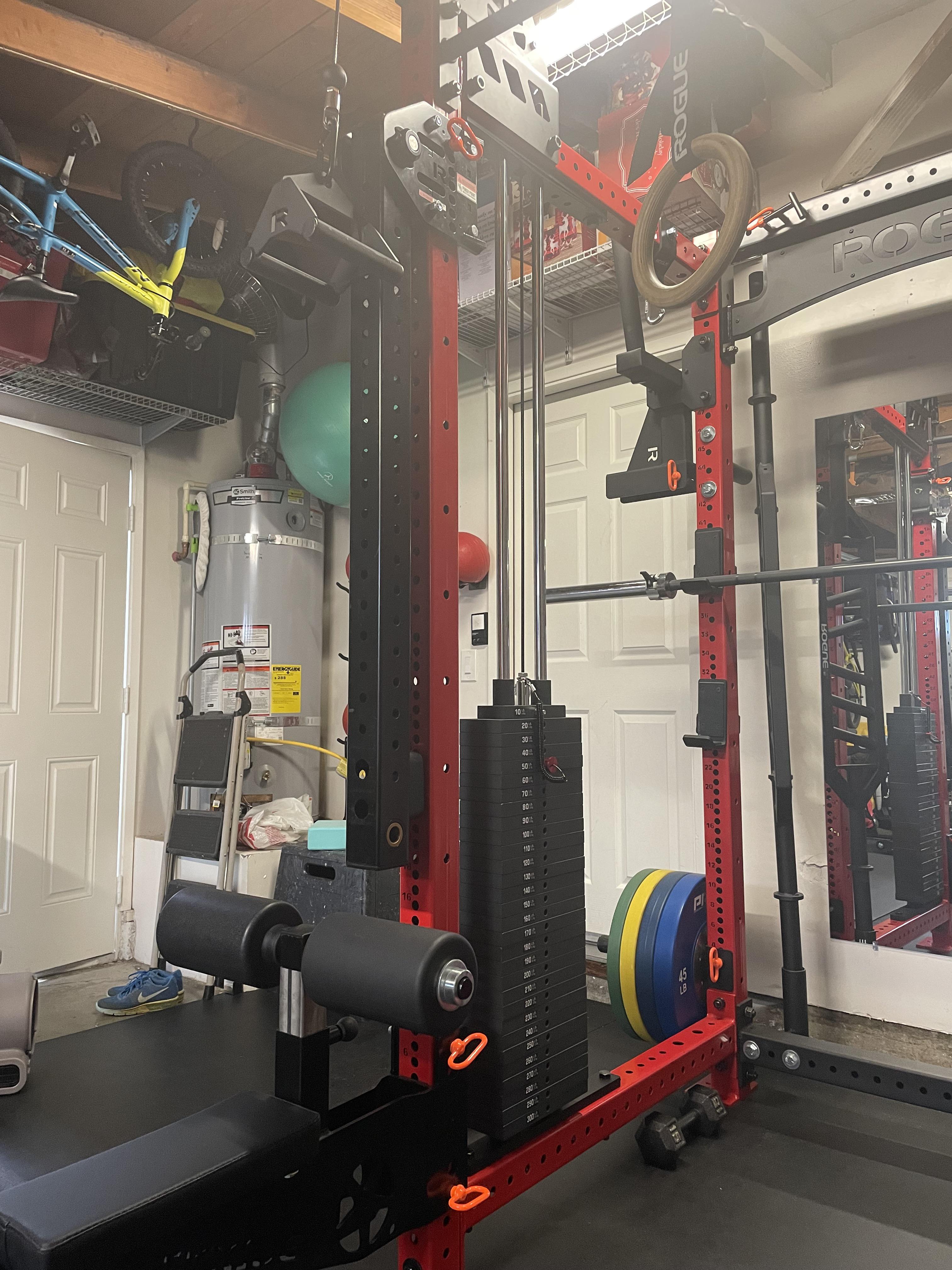 Rogue monster lite slinger with weight stack is legit r/homegym